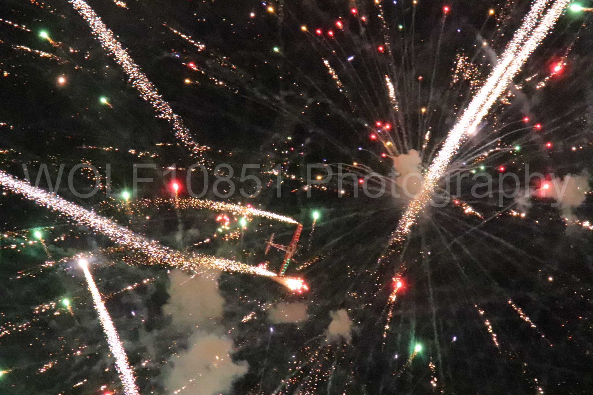 Aviation photography by WOLF10851 featuring Featured, Night time Air Show, California Capital Airshow 2024, deHavilland Super Chipmunk, Ghost Writer Airshows.