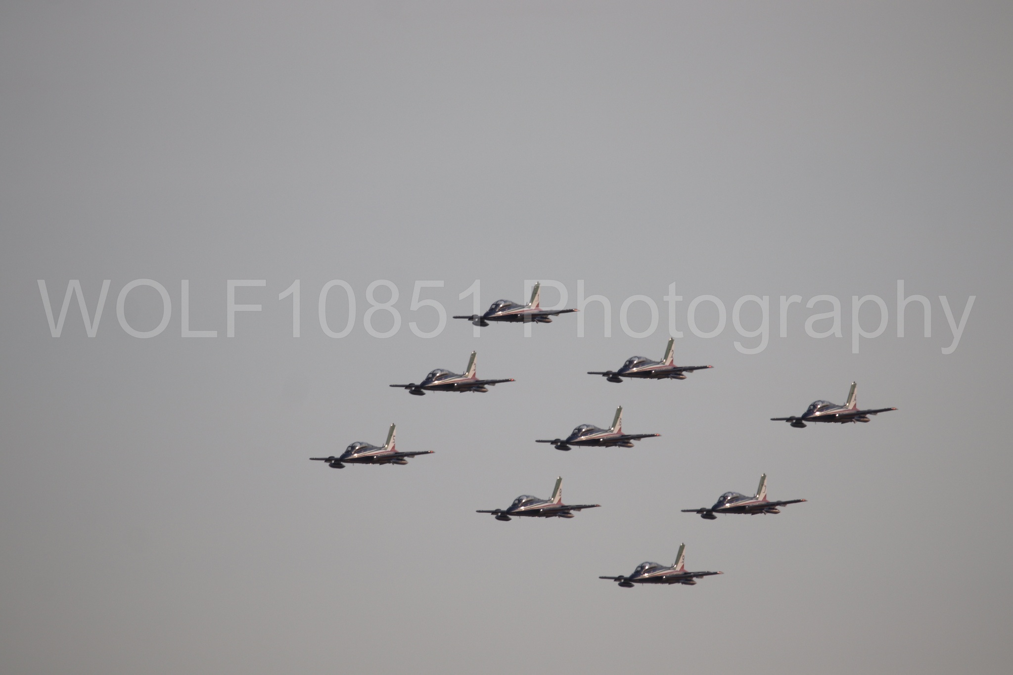 Aviation photography by WOLF10851 featuring MB-339 A, Frecce Tricolor.