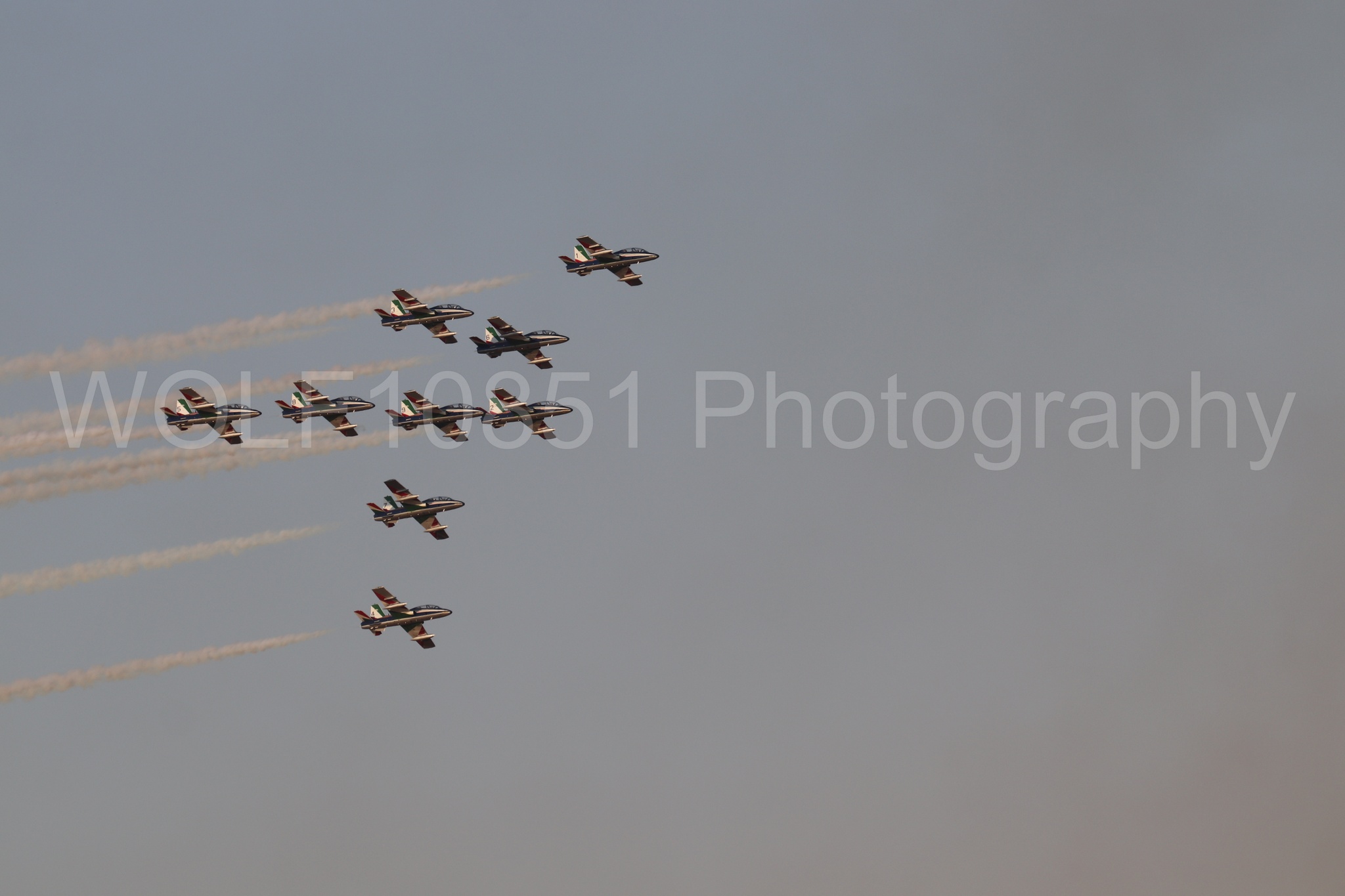 Aviation photography by WOLF10851 featuring MB-339 A, Frecce Tricolor.