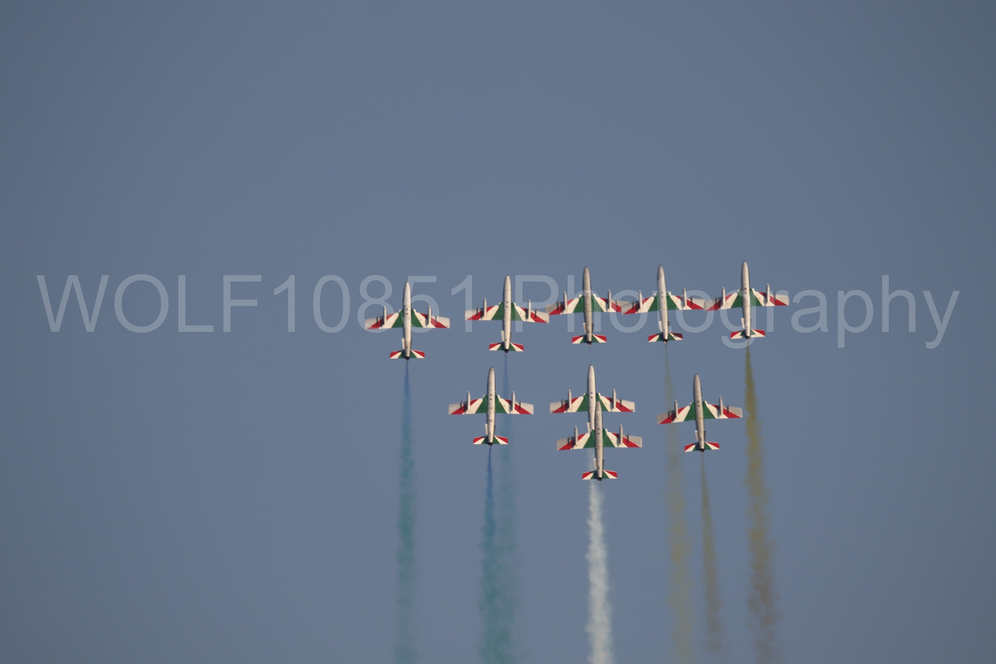 Aviation photography by WOLF10851 featuring MB-339 A, Frecce Tricolor.