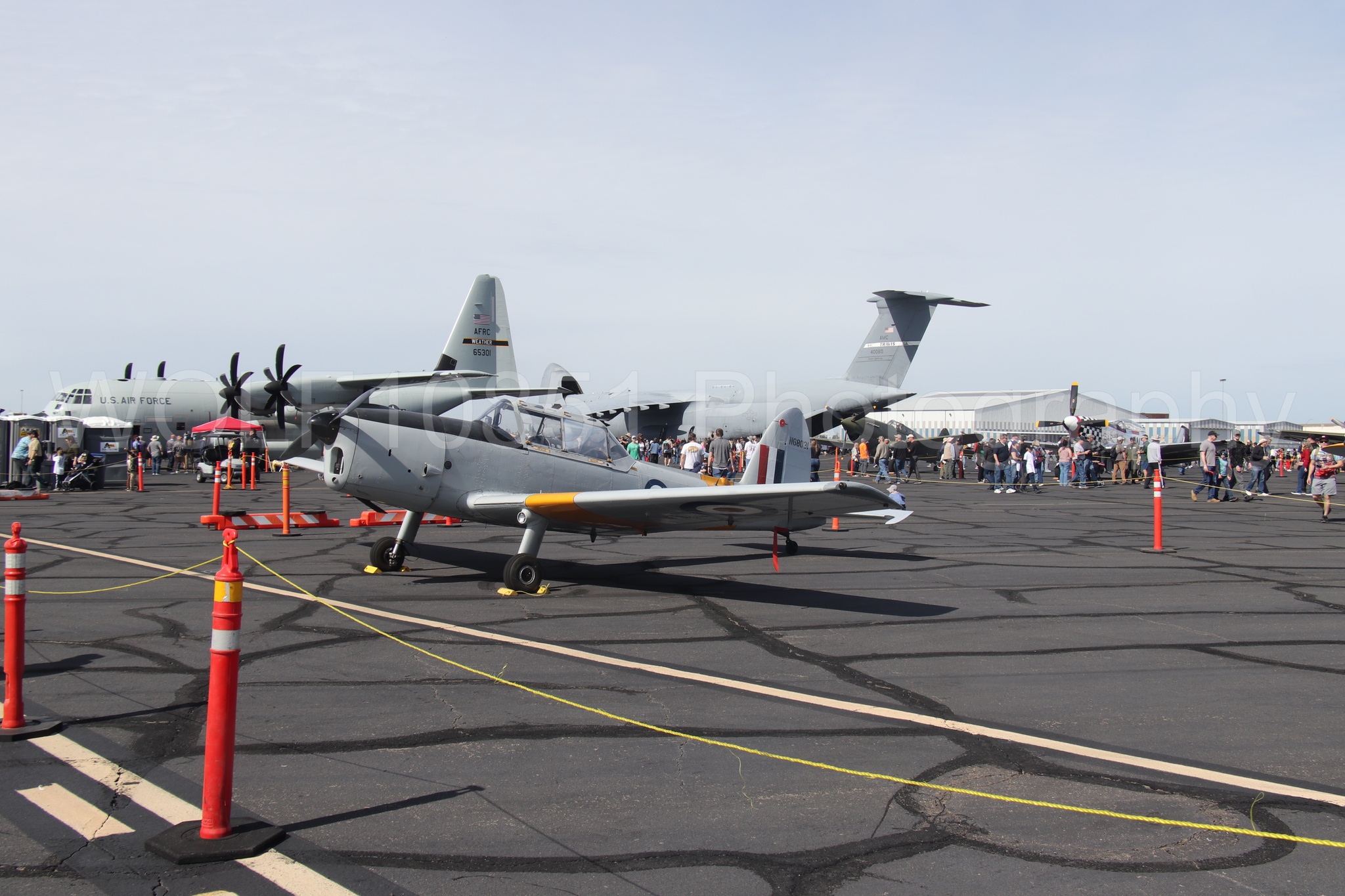 Aviation photography by WOLF10851 featuring Static Display, DHC-1 Chipmunk, California Capital Airshow 2025.