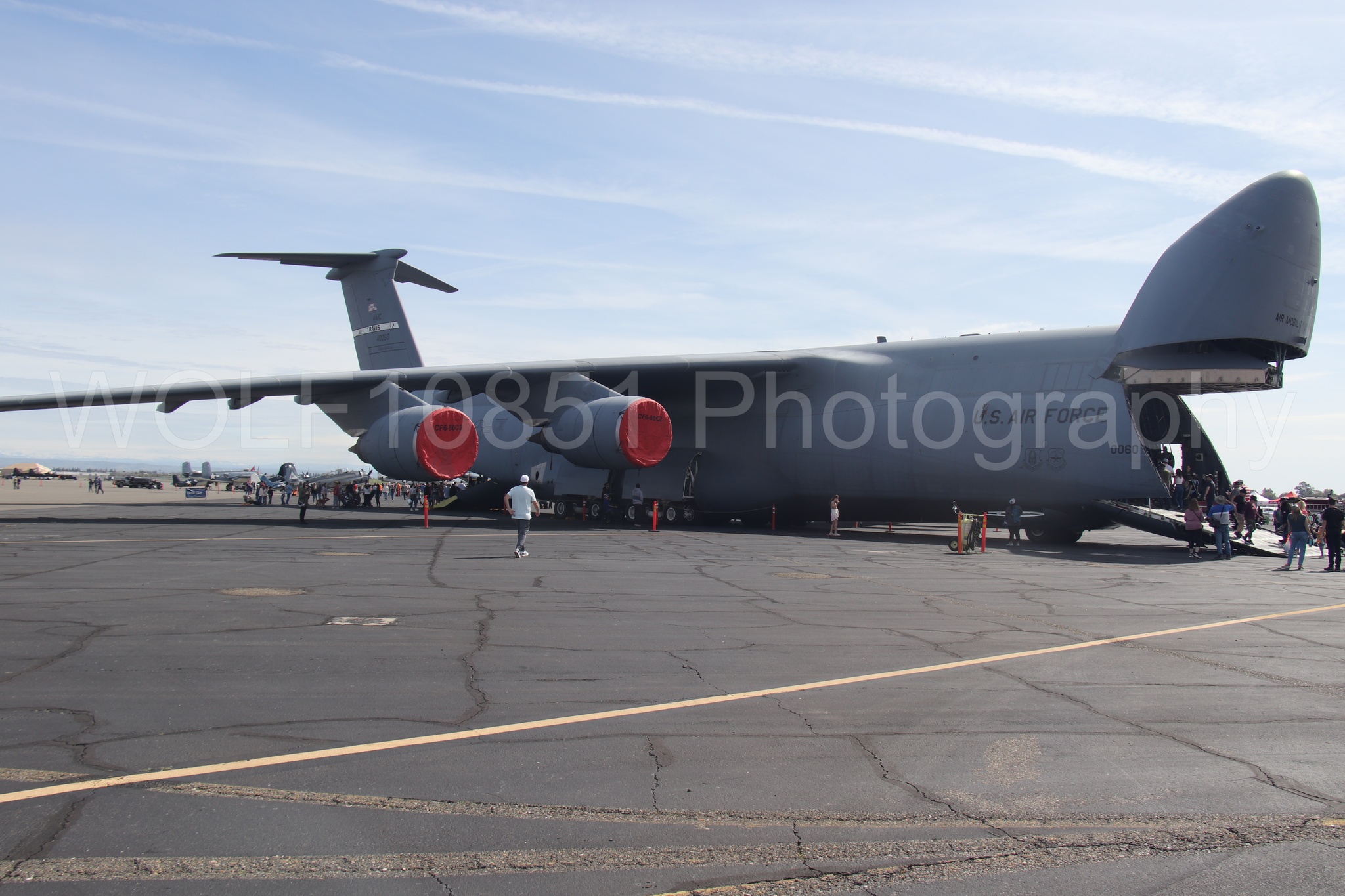 Aviation photography by WOLF10851 featuring Static Display, C-5 Galaxy, California Capital Airshow 2025.