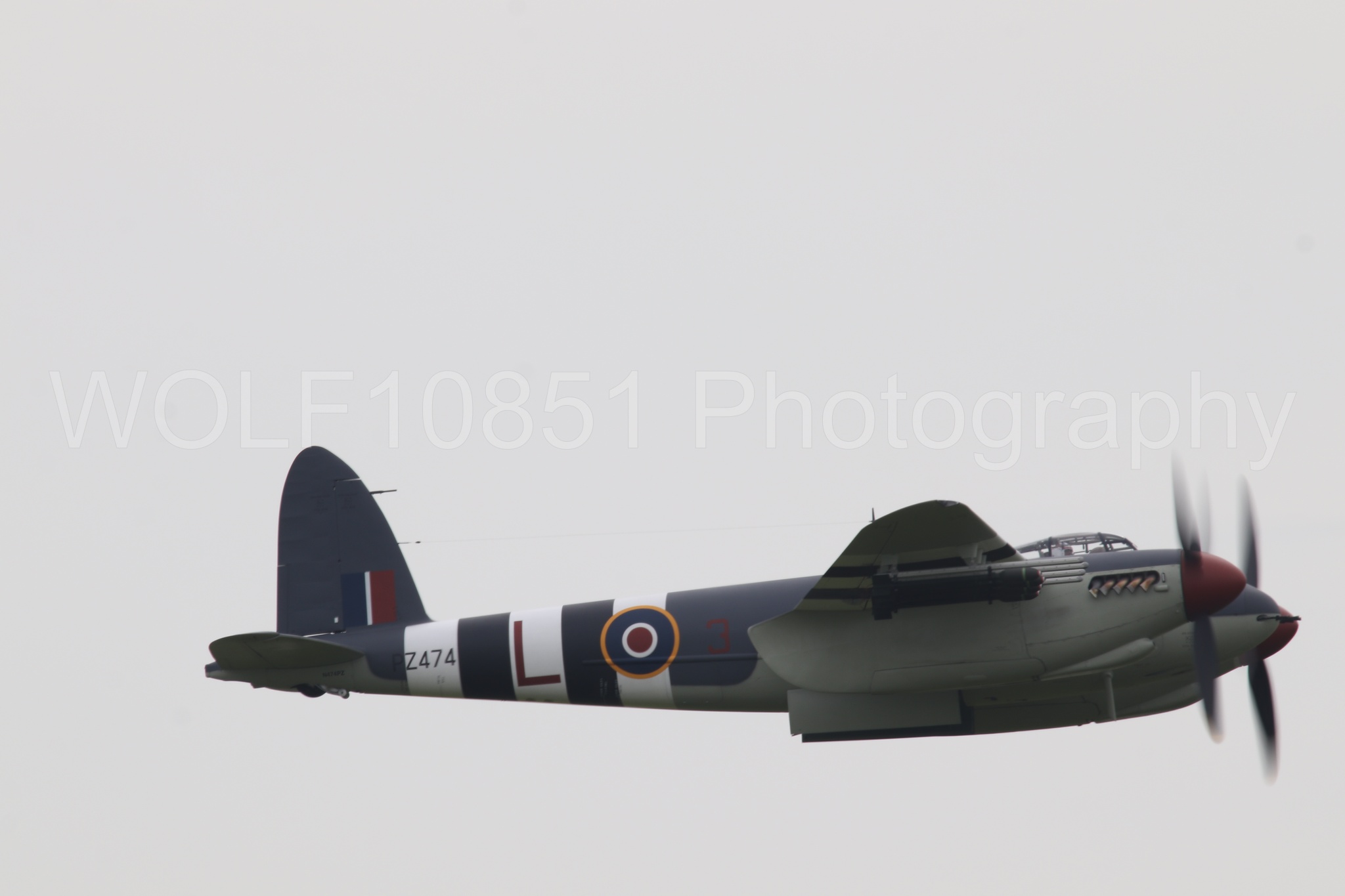 Aviation photography by WOLF10851 featuring California Capital Airshow 2025, de Havilland DH.98 Mosquito.