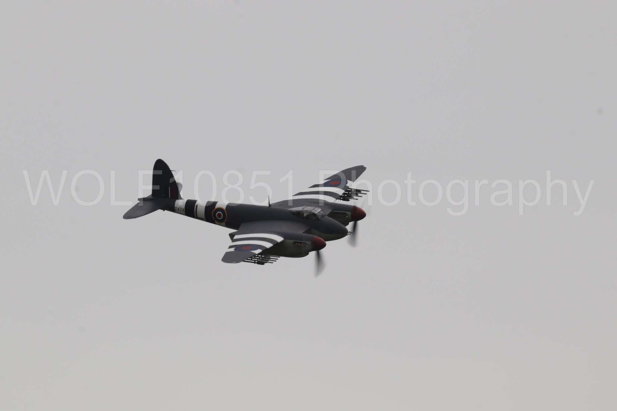 Aviation photography by WOLF10851 featuring California Capital Airshow 2025, de Havilland DH.98 Mosquito.