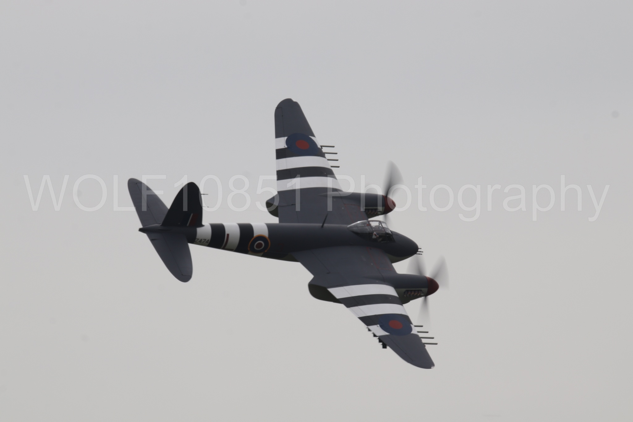 Aviation photography by WOLF10851 featuring California Capital Airshow 2025, de Havilland DH.98 Mosquito.