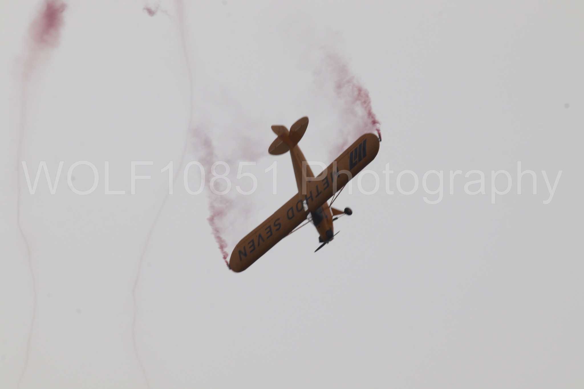 Aviation photography by WOLF10851 featuring Piper J-3 Cub, Tucker Air Patrol, California Capital Airshow 2025.