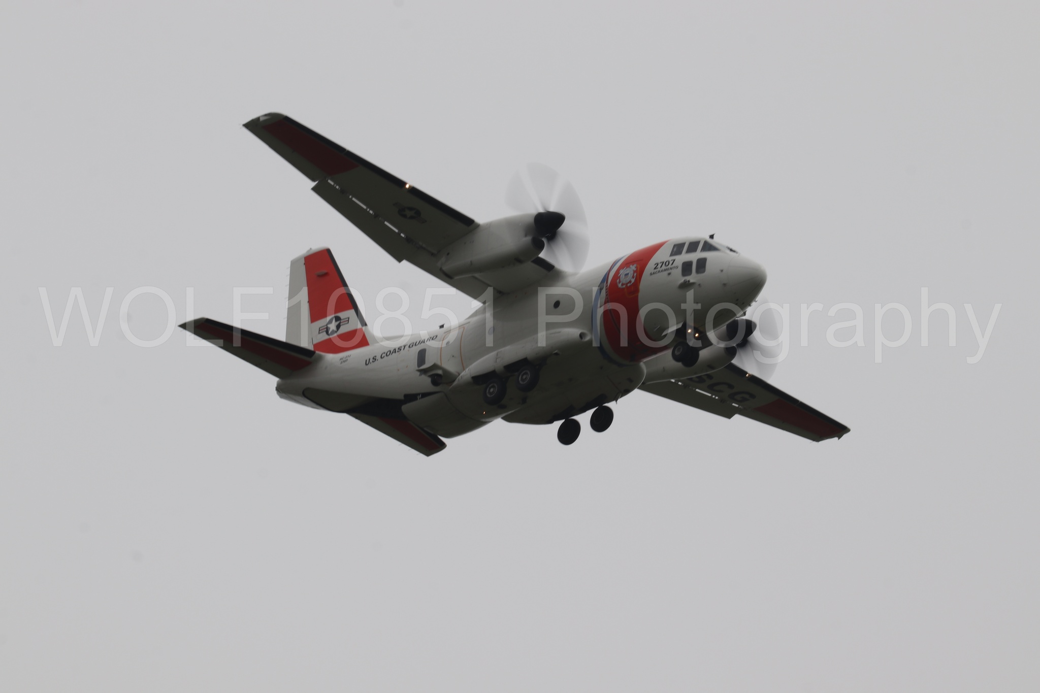 Aviation photography by WOLF10851 featuring USCG, C-27 Spartan, California Capital Airshow 2025.