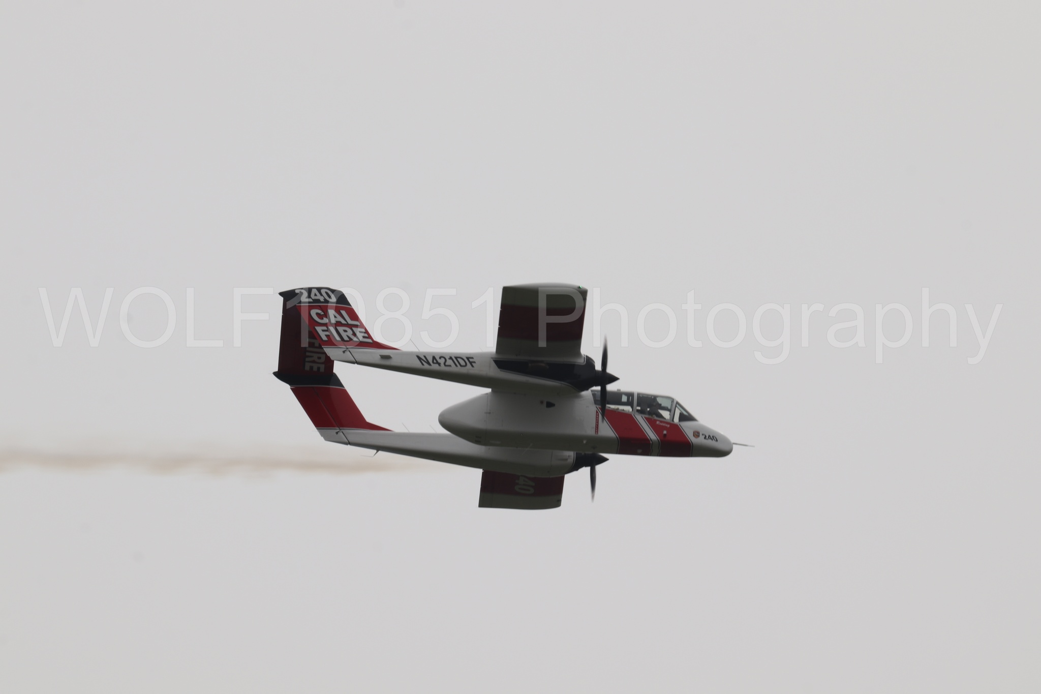 Aviation photography by WOLF10851 featuring Cal Fire, OV-10 Bronco, California Capital Airshow 2025.