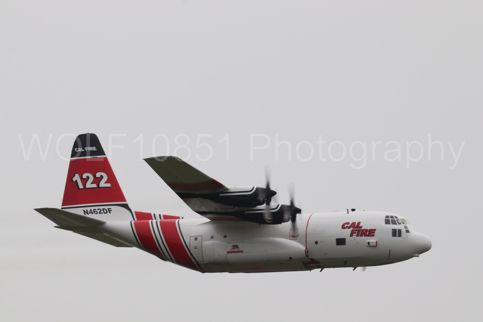 Aviation photography by WOLF10851 featuring C-130 Hercules, Cal Fire, California Capital Airshow 2025.