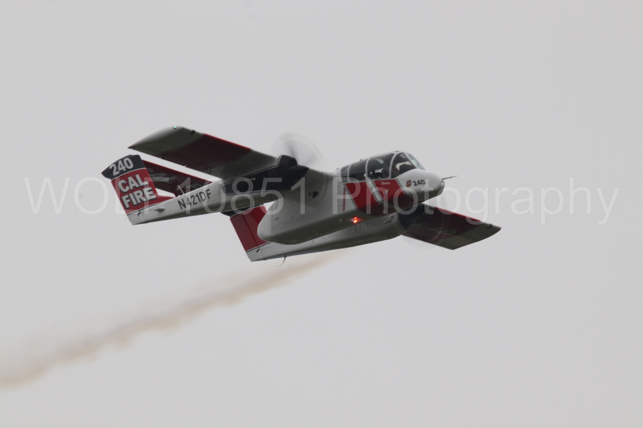 Aviation photography by WOLF10851 featuring Cal Fire, OV-10 Bronco, California Capital Airshow 2025.