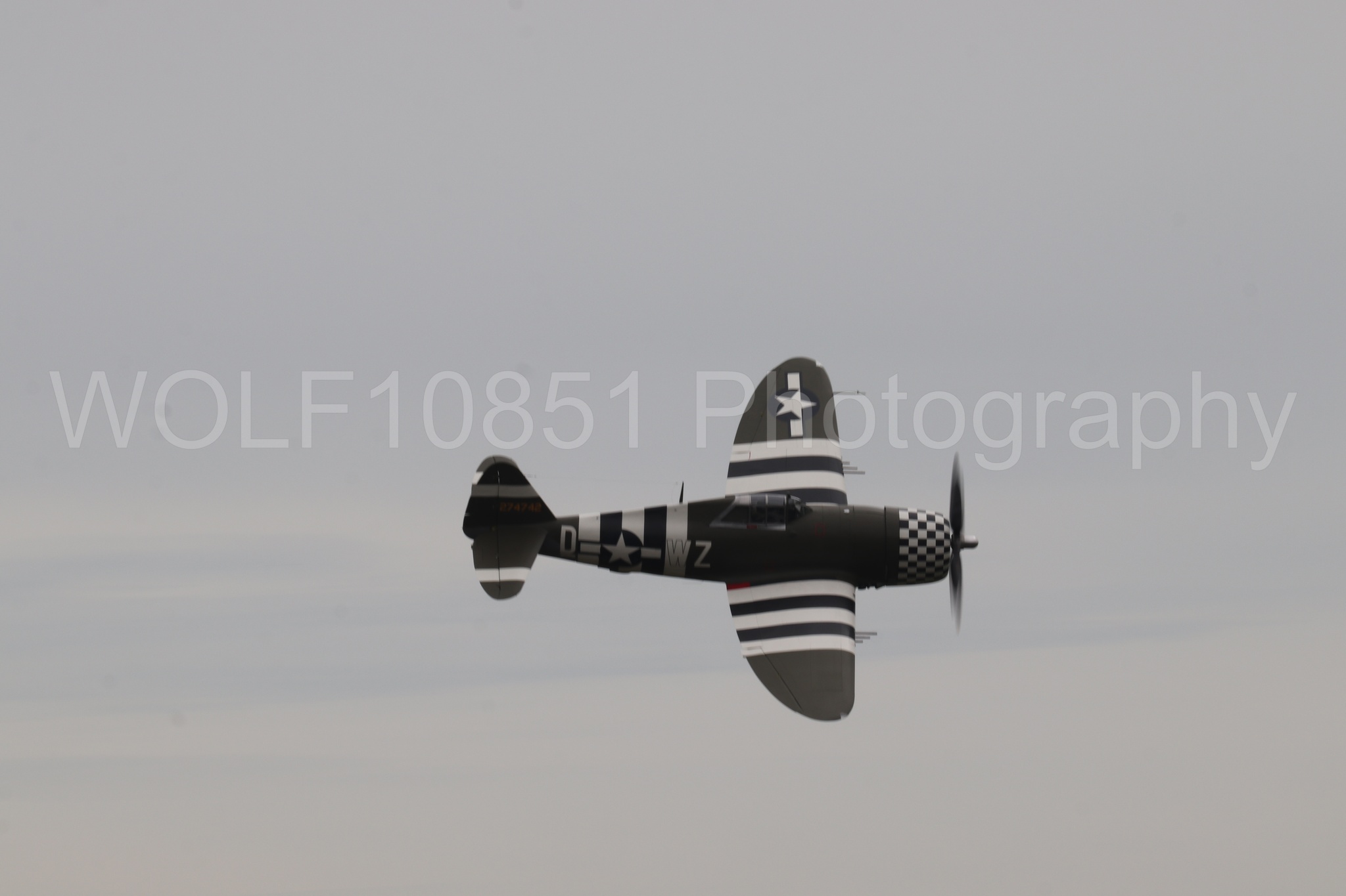 Aviation photography by WOLF10851 featuring P-47 Thunderbolt, California Capital Airshow 2025.