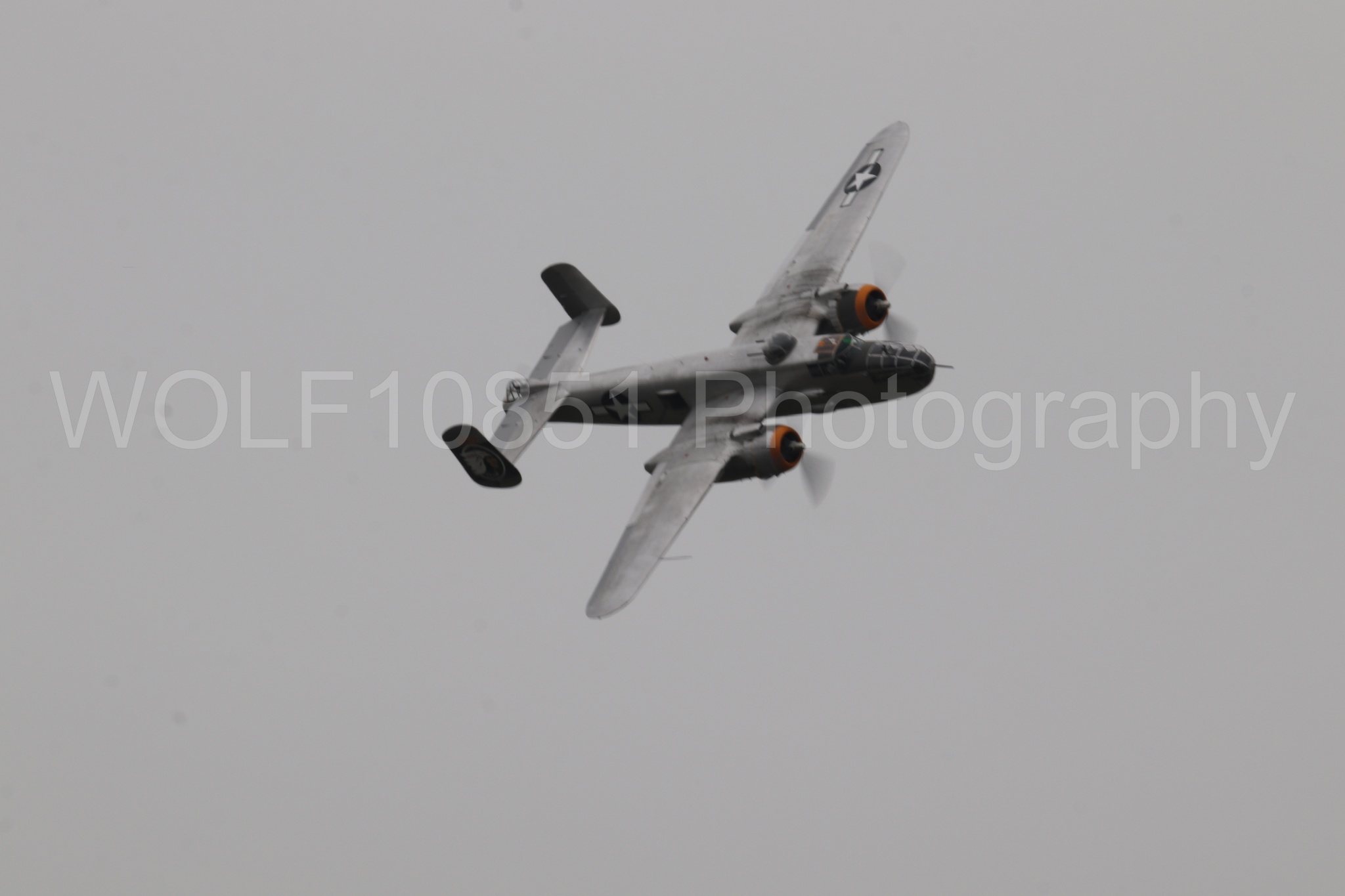 Aviation photography by WOLF10851 featuring B-25 mitchel, California Capital Airshow 2025, Sweet Dreams.