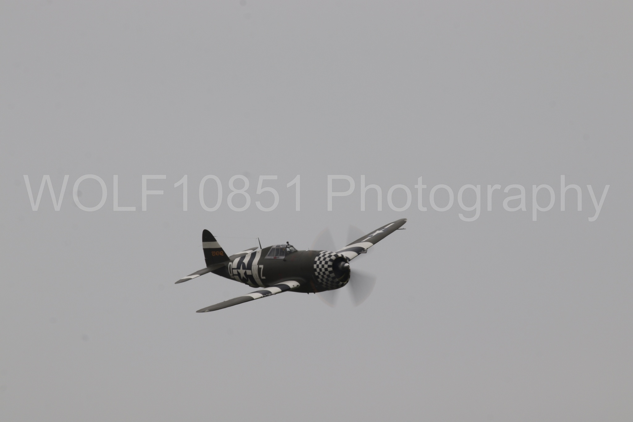 Aviation photography by WOLF10851 featuring P-47 Thunderbolt, California Capital Airshow 2025.