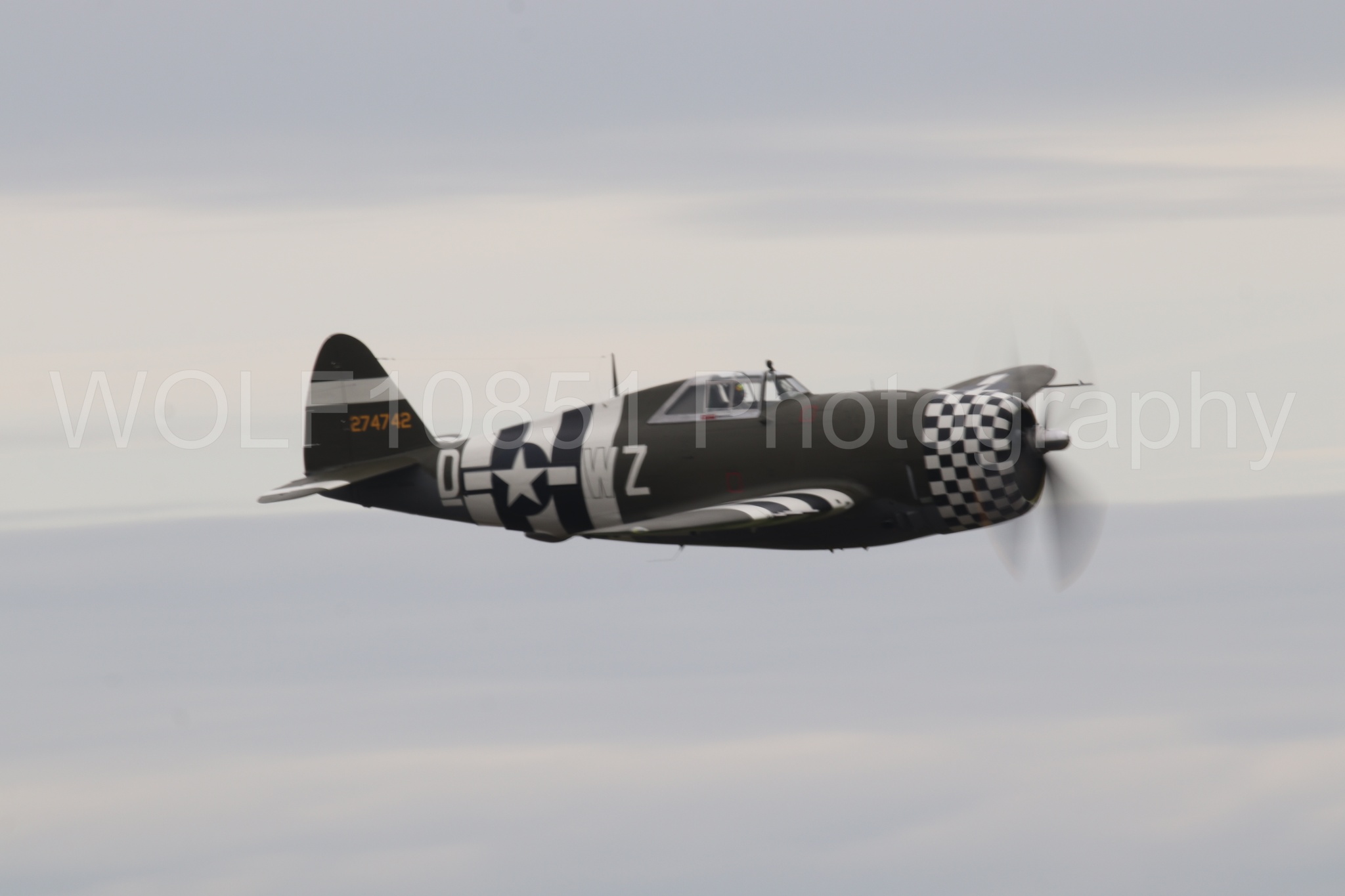 Aviation photography by WOLF10851 featuring P-47 Thunderbolt, California Capital Airshow 2025.