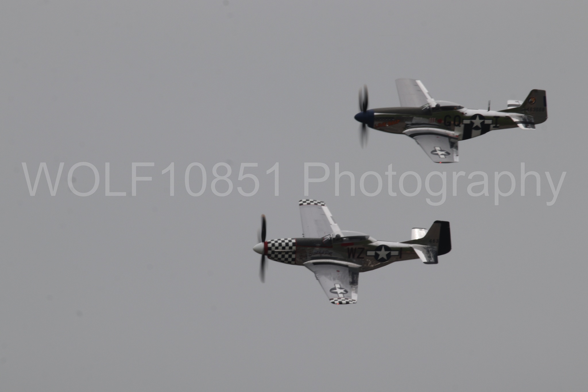 Aviation photography by WOLF10851 featuring P-51 Mustang, California Capital Airshow 2025, Live Bait, Big Beautiful Doll.