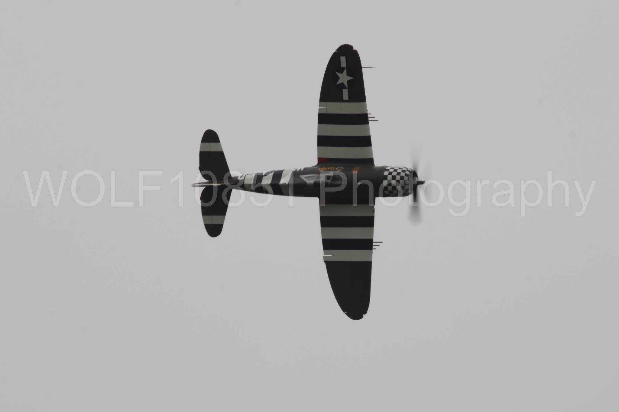 Aviation photography by WOLF10851 featuring P-47 Thunderbolt, California Capital Airshow 2025.