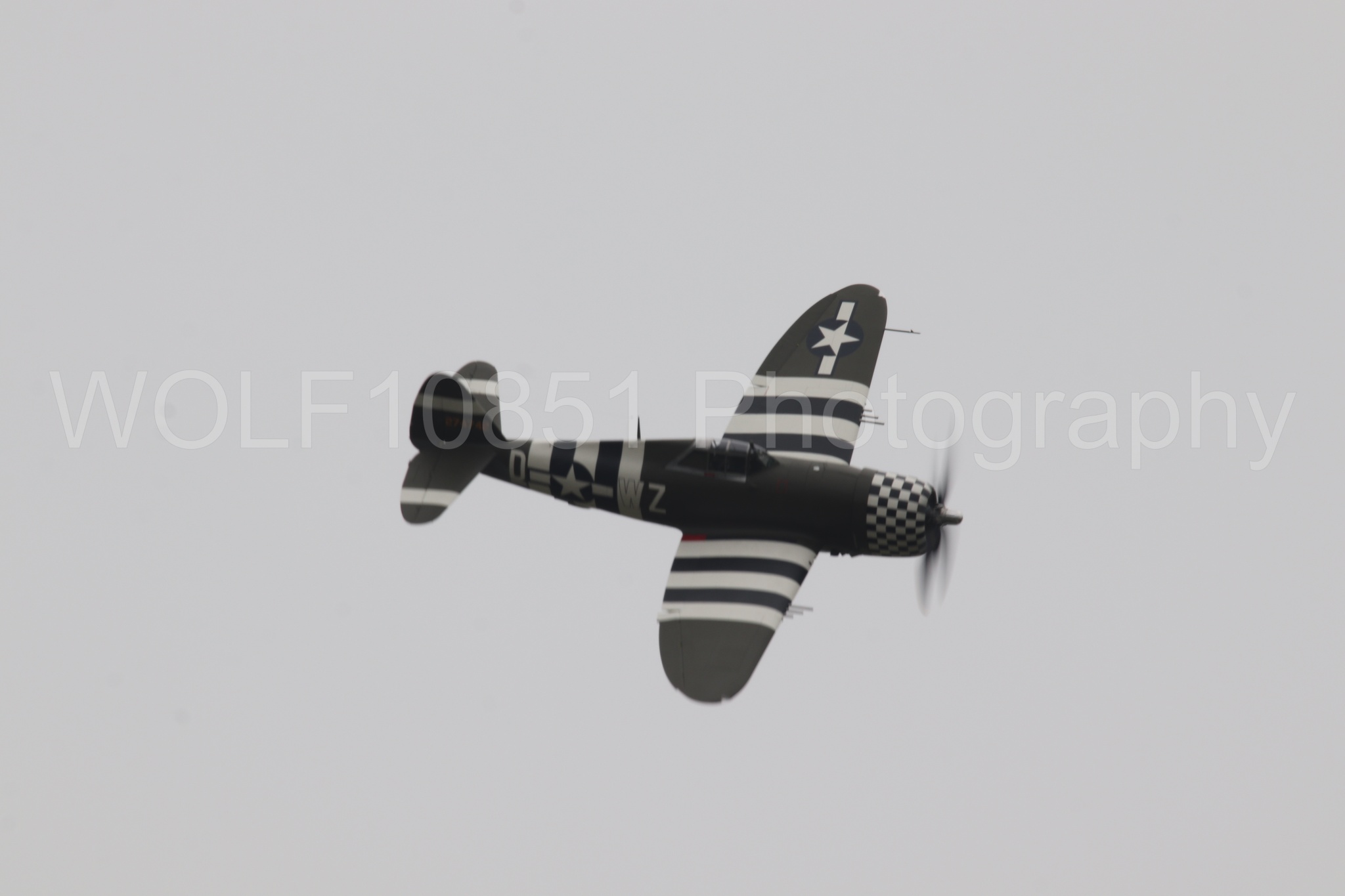 Aviation photography by WOLF10851 featuring P-47 Thunderbolt, California Capital Airshow 2025.