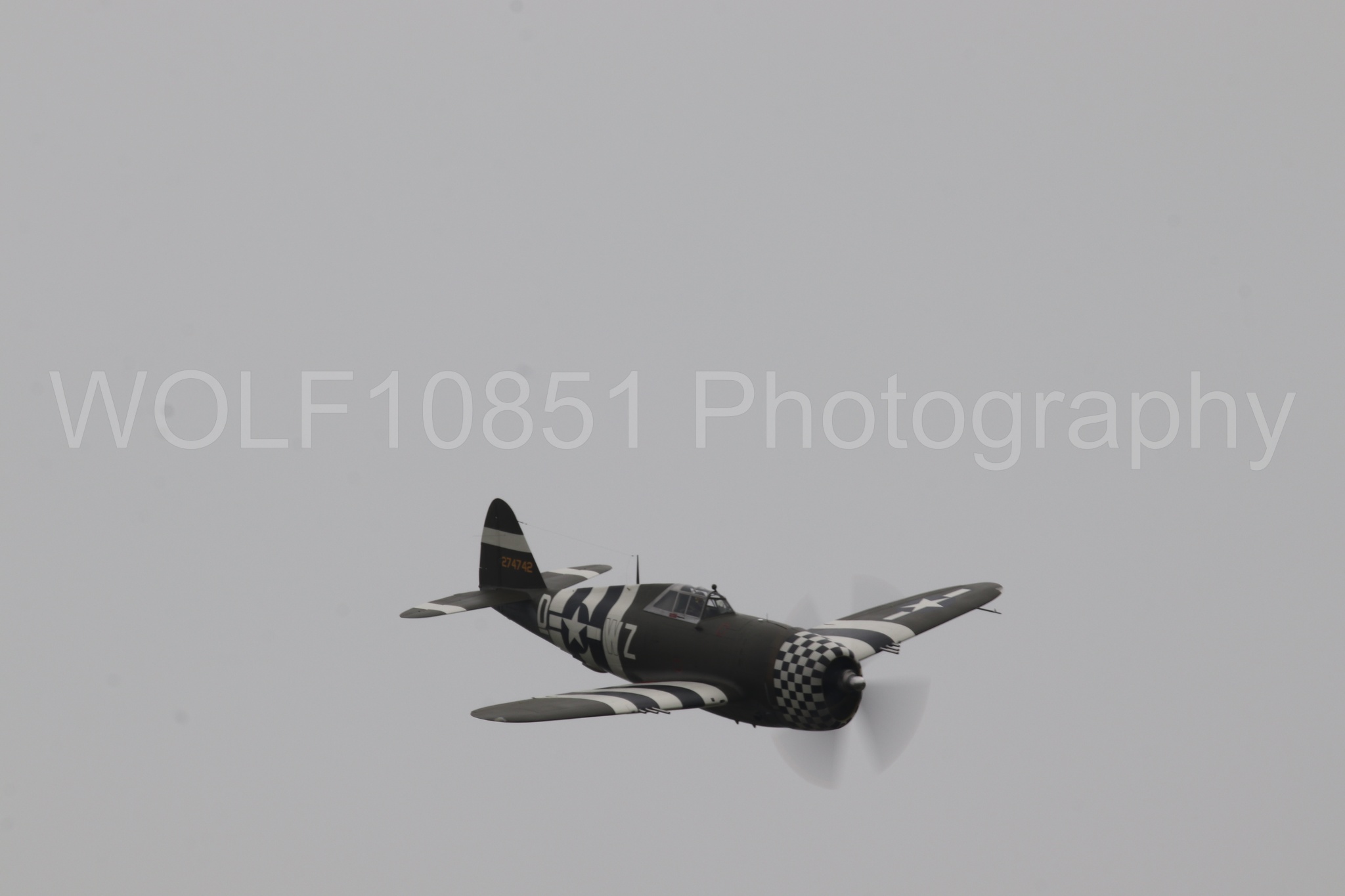 Aviation photography by WOLF10851 featuring P-47 Thunderbolt, California Capital Airshow 2025.