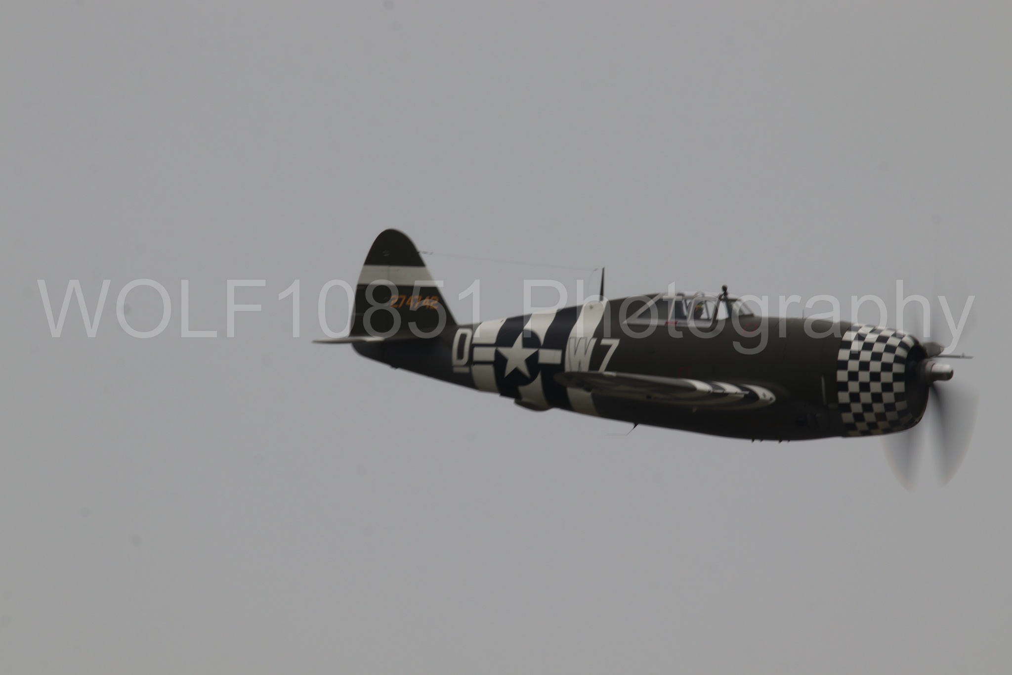 Aviation photography by WOLF10851 featuring P-47 Thunderbolt, California Capital Airshow 2025.