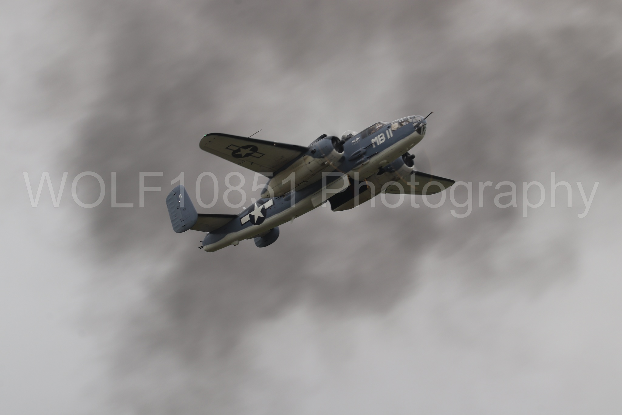 Aviation photography by WOLF10851 featuring Semper Fi, PBJ-1J, California Capital Airshow 2025.