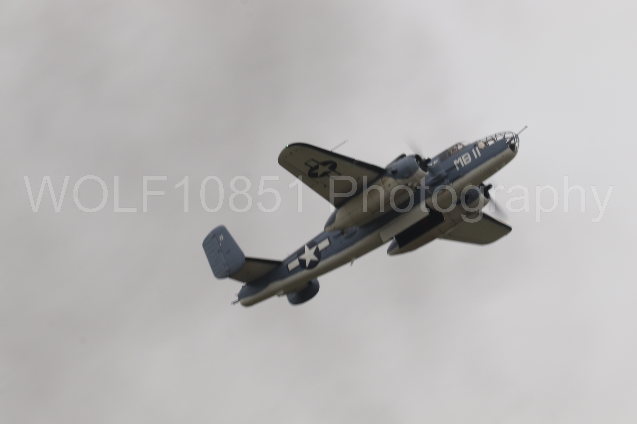 Aviation photography by WOLF10851 featuring Semper Fi, PBJ-1J, California Capital Airshow 2025.