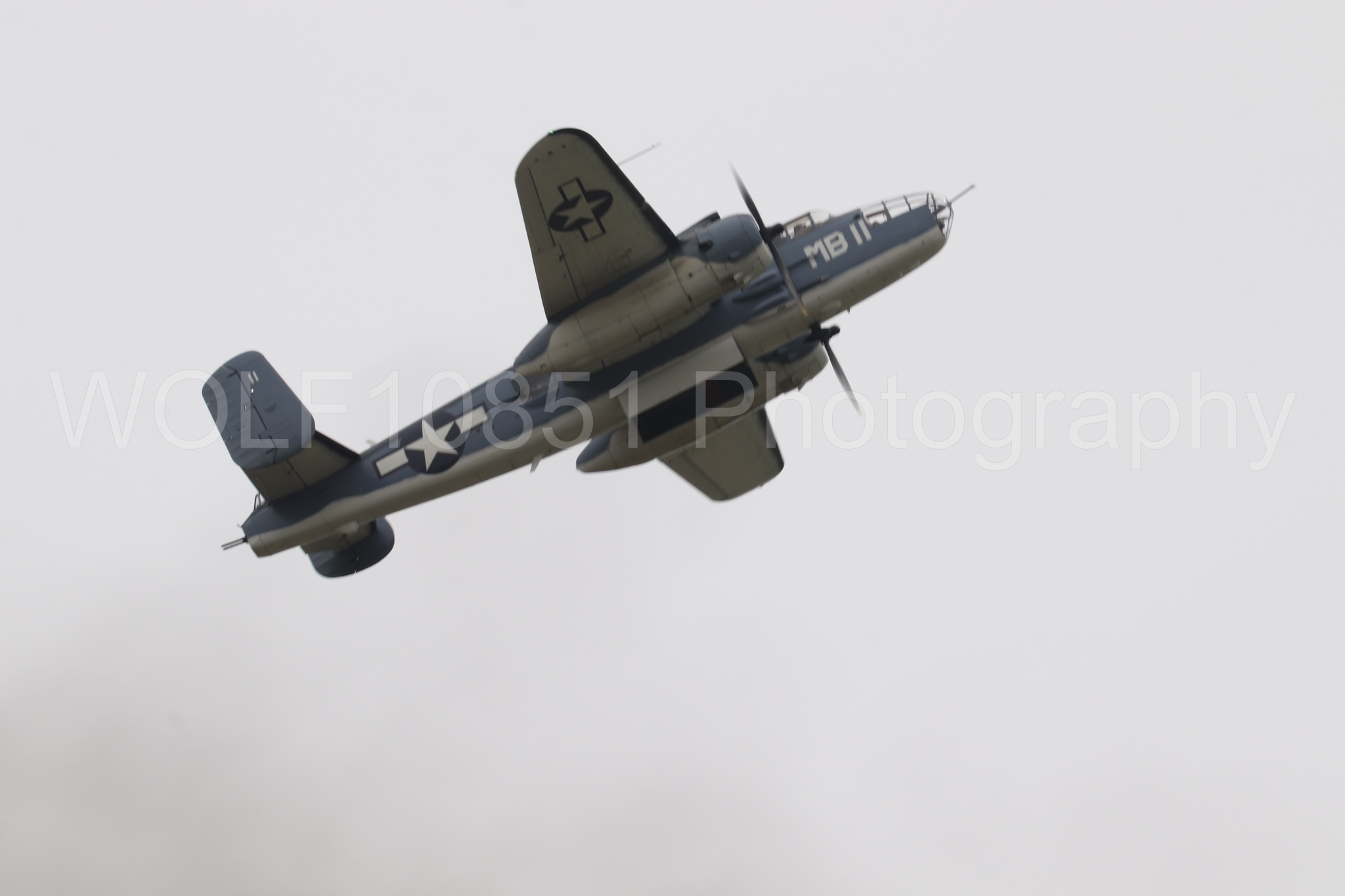 Aviation photography by WOLF10851 featuring Semper Fi, PBJ-1J, California Capital Airshow 2025.