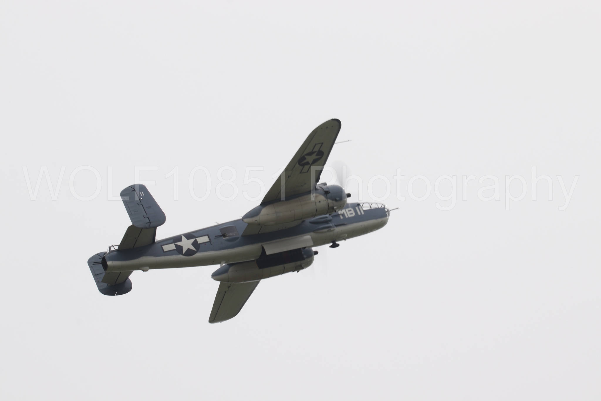 Aviation photography by WOLF10851 featuring Semper Fi, PBJ-1J, California Capital Airshow 2025.