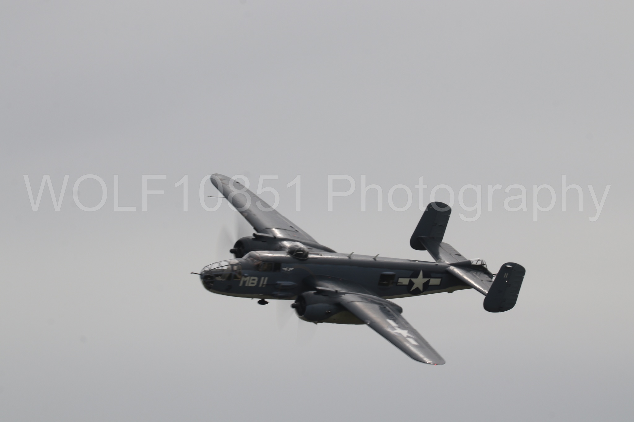 Aviation photography by WOLF10851 featuring Semper Fi, PBJ-1J, California Capital Airshow 2025.