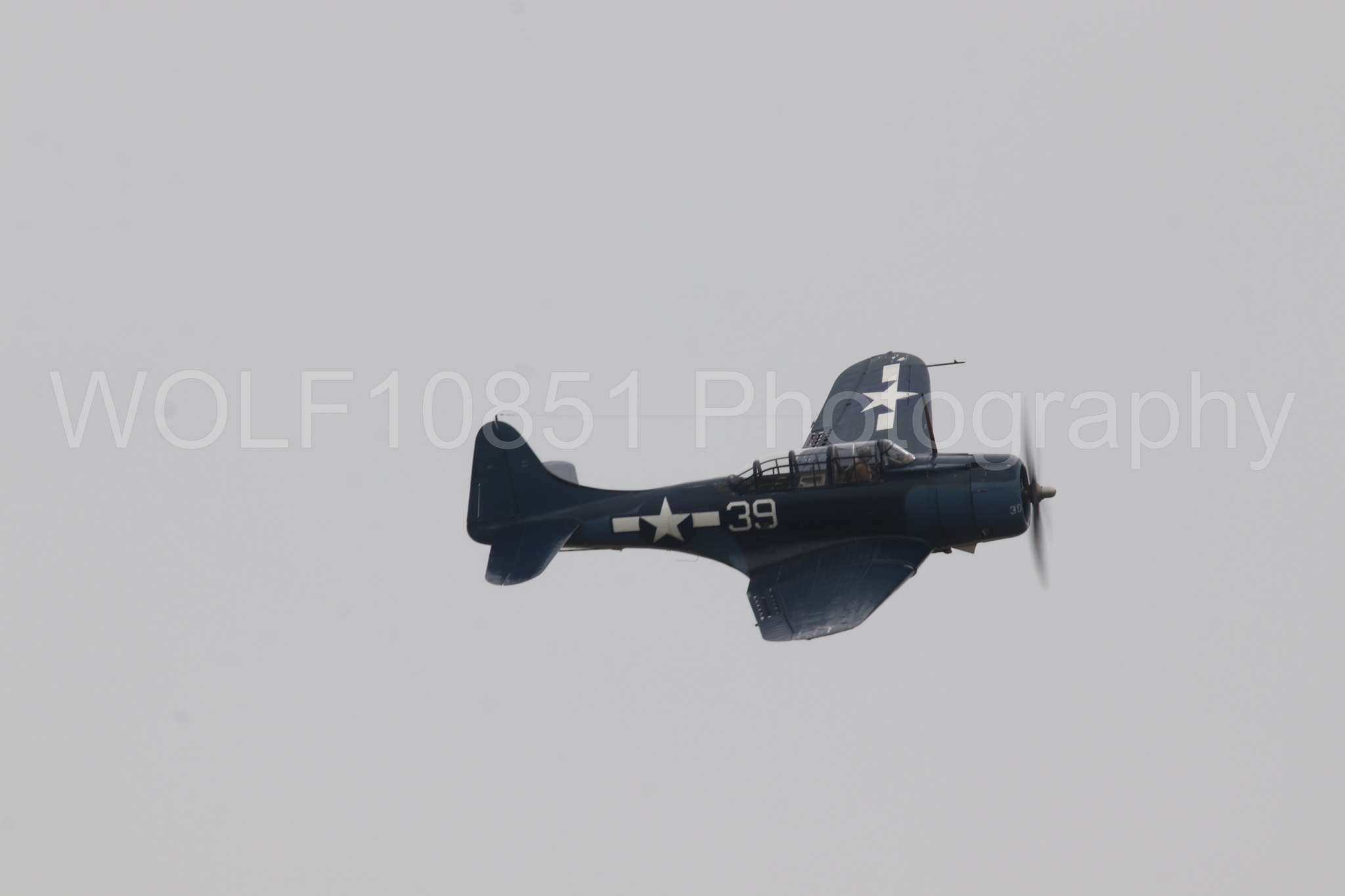 Aviation photography by WOLF10851 featuring Douglas SBD-5 Dauntless, California Capital Airshow 2025.