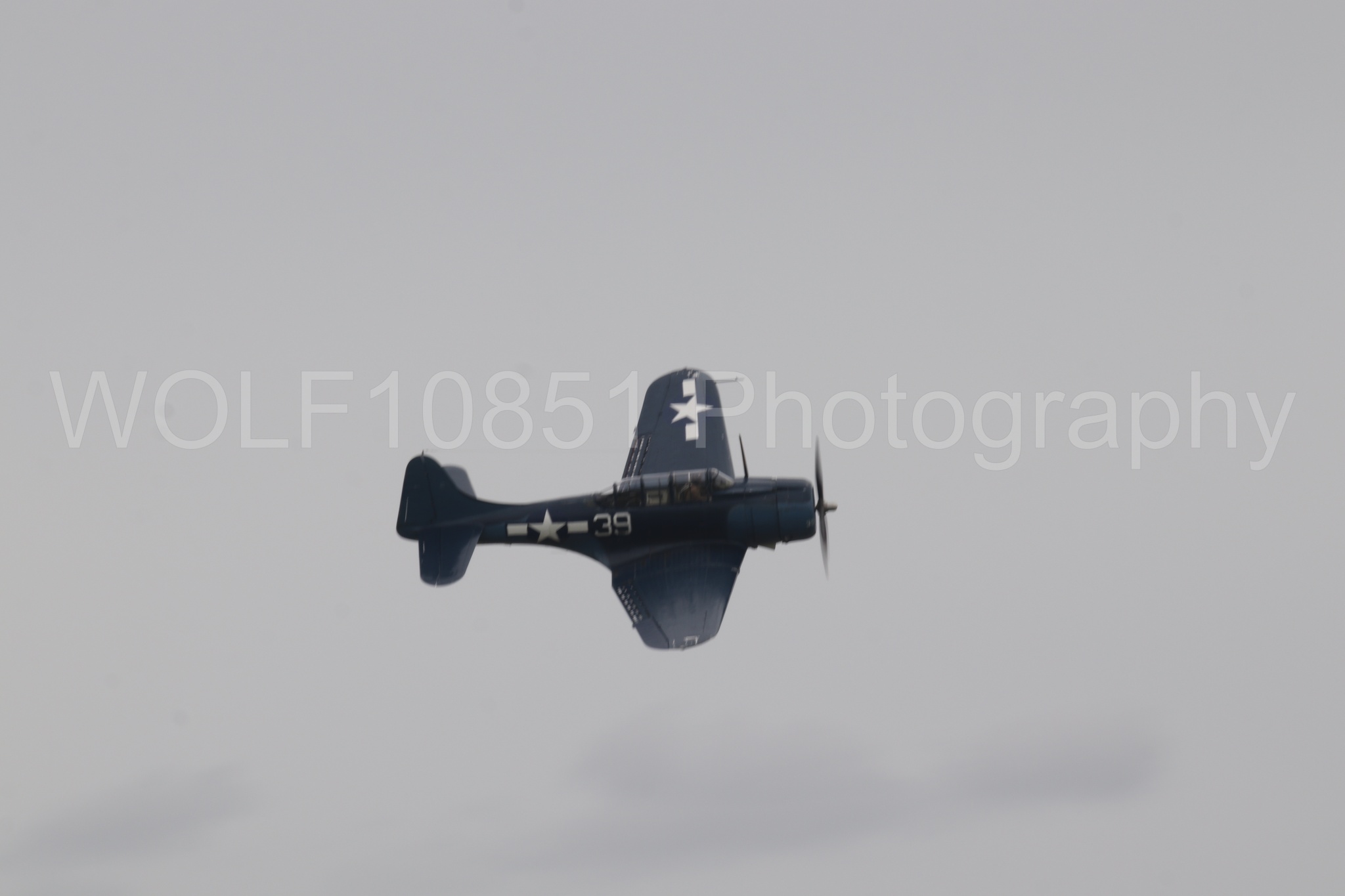 Aviation photography by WOLF10851 featuring Douglas SBD-5 Dauntless, California Capital Airshow 2025.