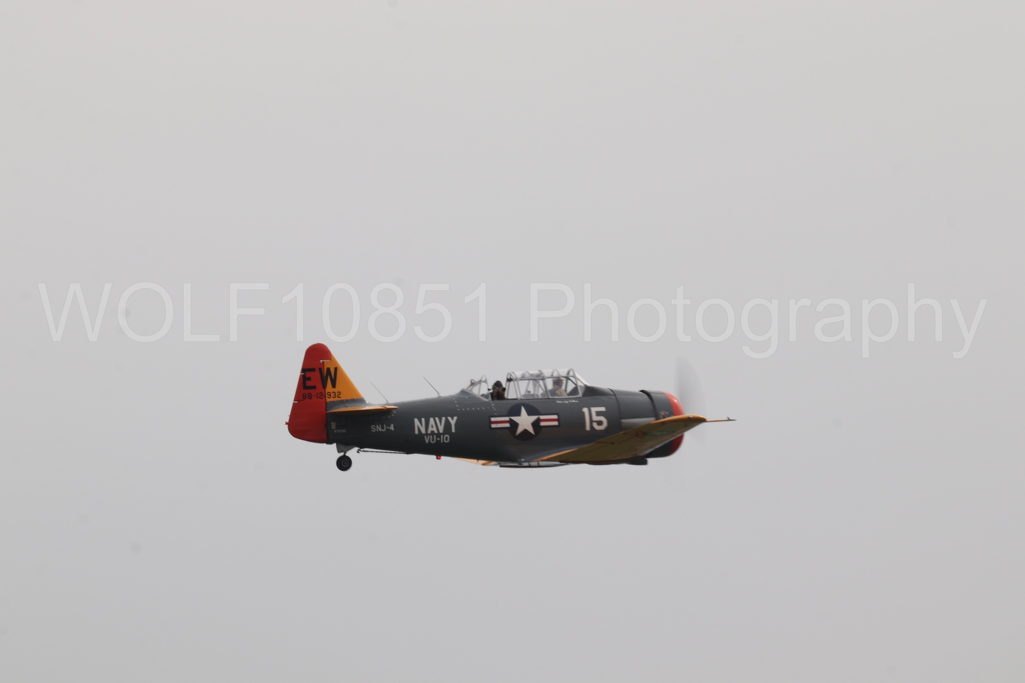 Aviation photography by WOLF10851 featuring AT-6 Texan, SNJ-4 Texan, California Capital Airshow 2025.