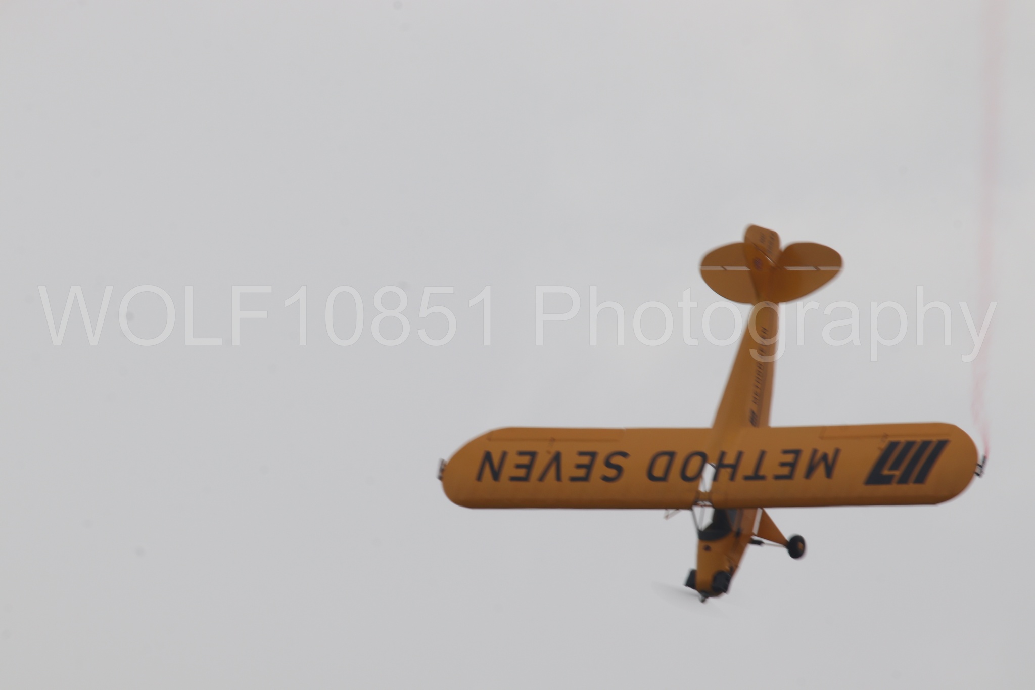Aviation photography by WOLF10851 featuring Piper J-3 Cub, Tucker Air Patrol, California Capital Airshow 2025.