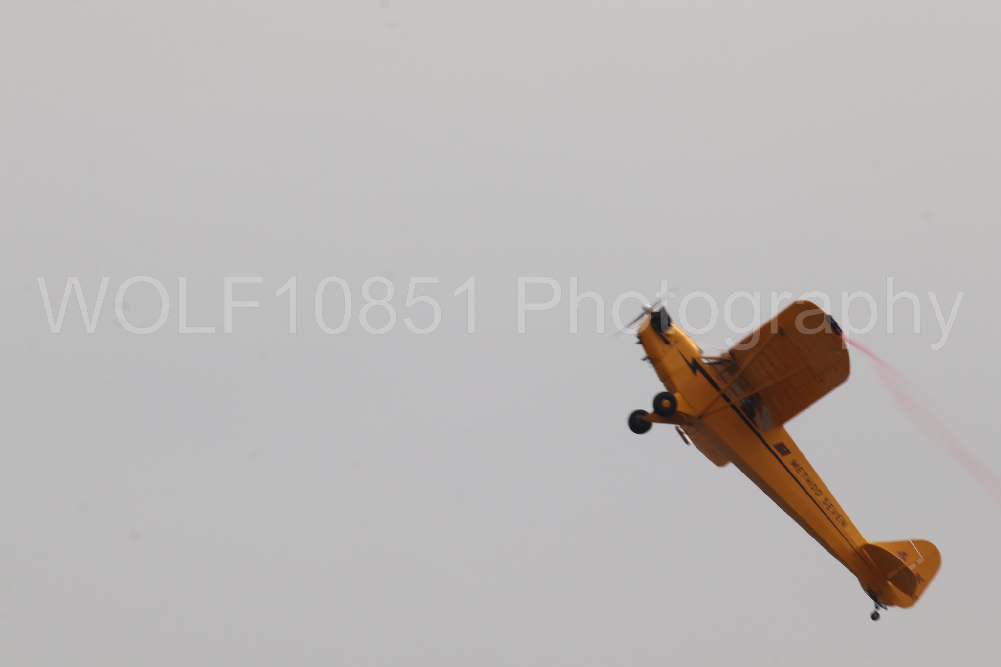 Aviation photography by WOLF10851 featuring Piper J-3 Cub, Tucker Air Patrol, California Capital Airshow 2025.