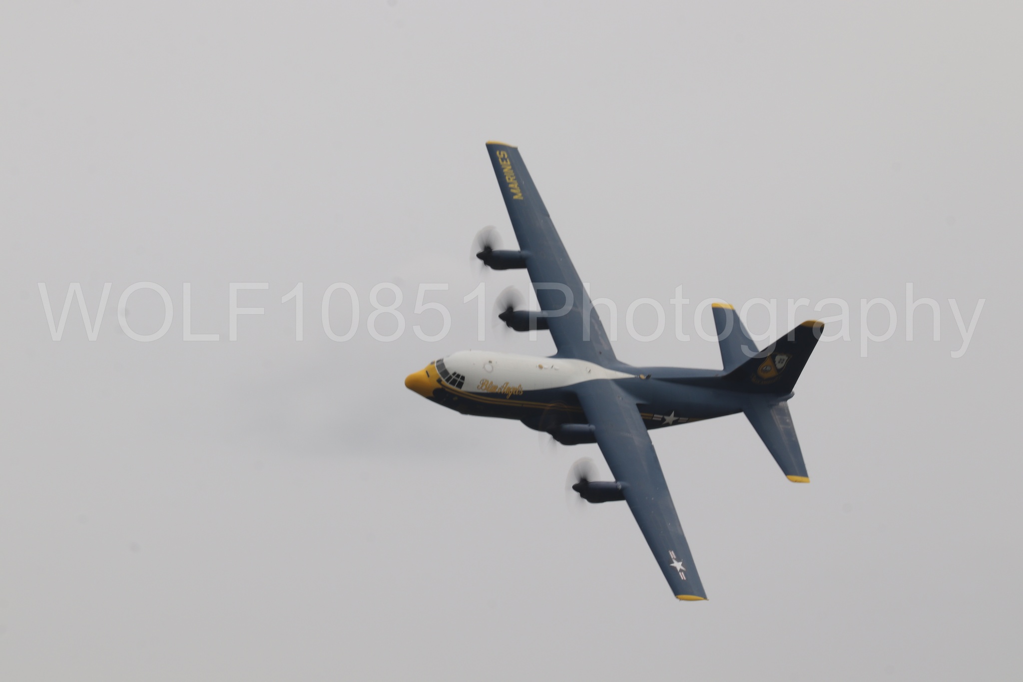 Aviation photography by WOLF10851 featuring Blue Angels, C-130 Hercules, Blue and Gold, California Capital Airshow 2025, Fat Albert.