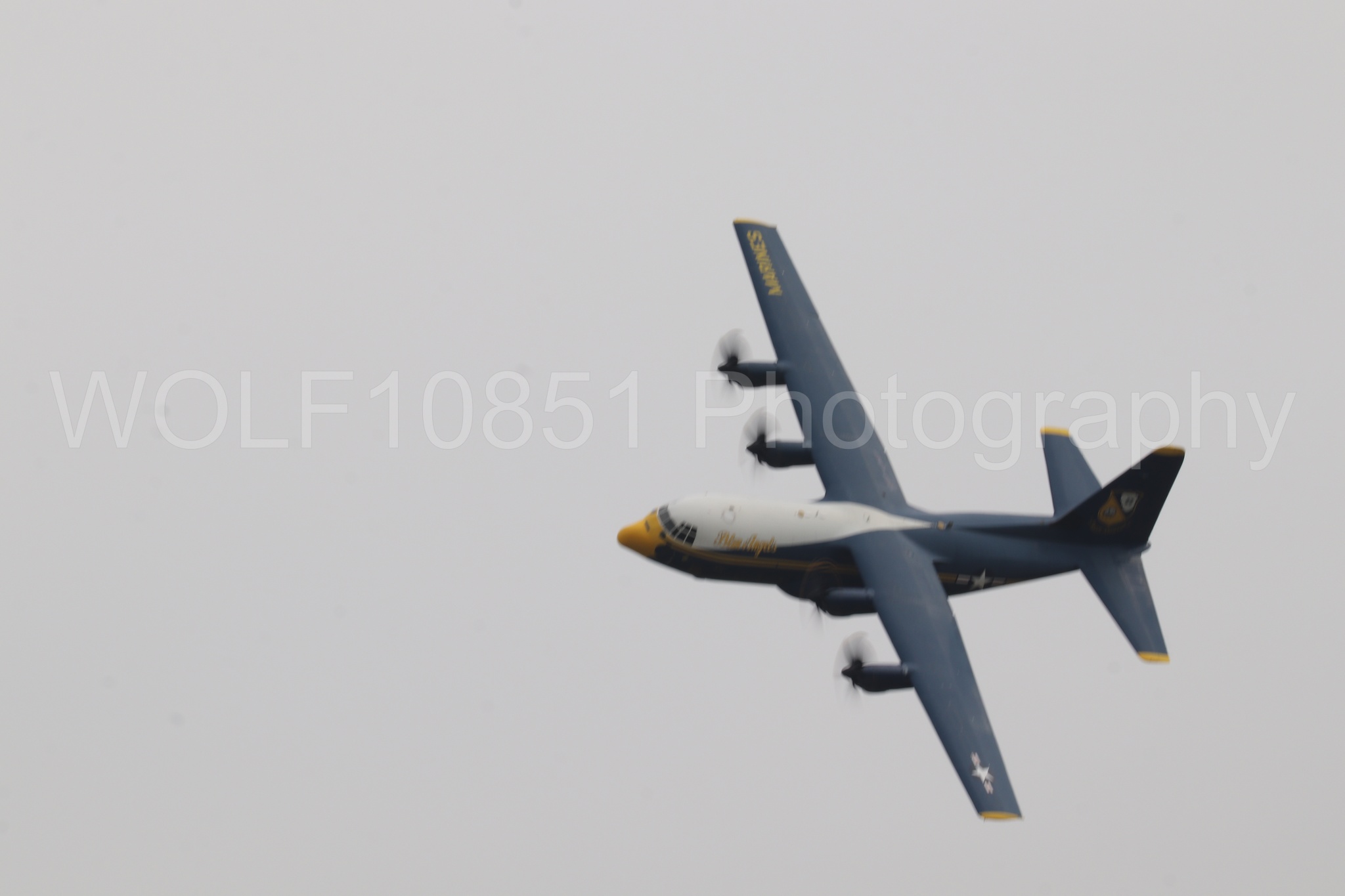 Aviation photography by WOLF10851 featuring Blue Angels, C-130 Hercules, Blue and Gold, California Capital Airshow 2025, Fat Albert.