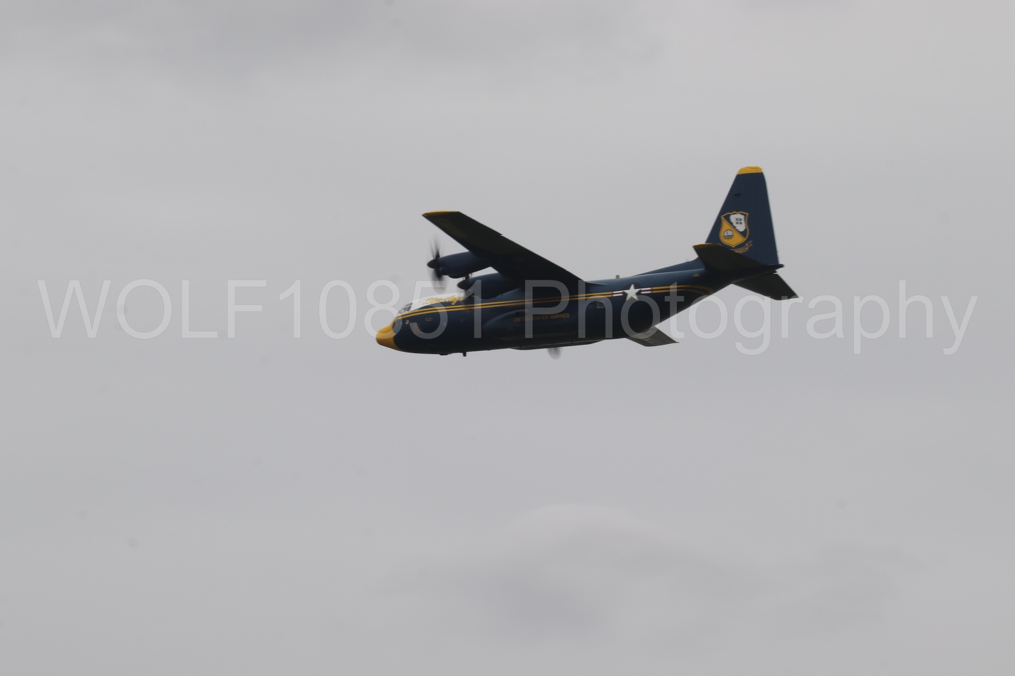 Aviation photography by WOLF10851 featuring Blue Angels, C-130 Hercules, Blue and Gold, California Capital Airshow 2025, Fat Albert.
