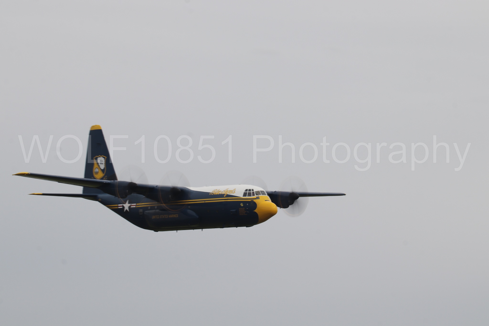 Aviation photography by WOLF10851 featuring Blue Angels, C-130 Hercules, Blue and Gold, California Capital Airshow 2025, Fat Albert.