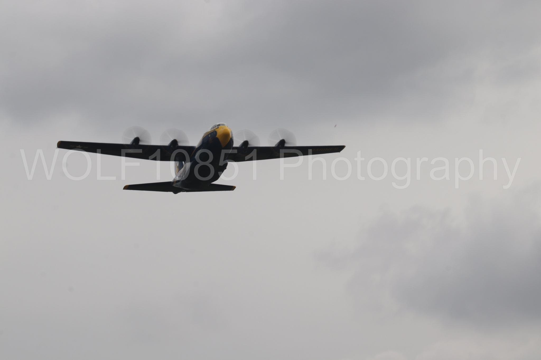 Aviation photography by WOLF10851 featuring Blue Angels, C-130 Hercules, Blue and Gold, California Capital Airshow 2025, Fat Albert.