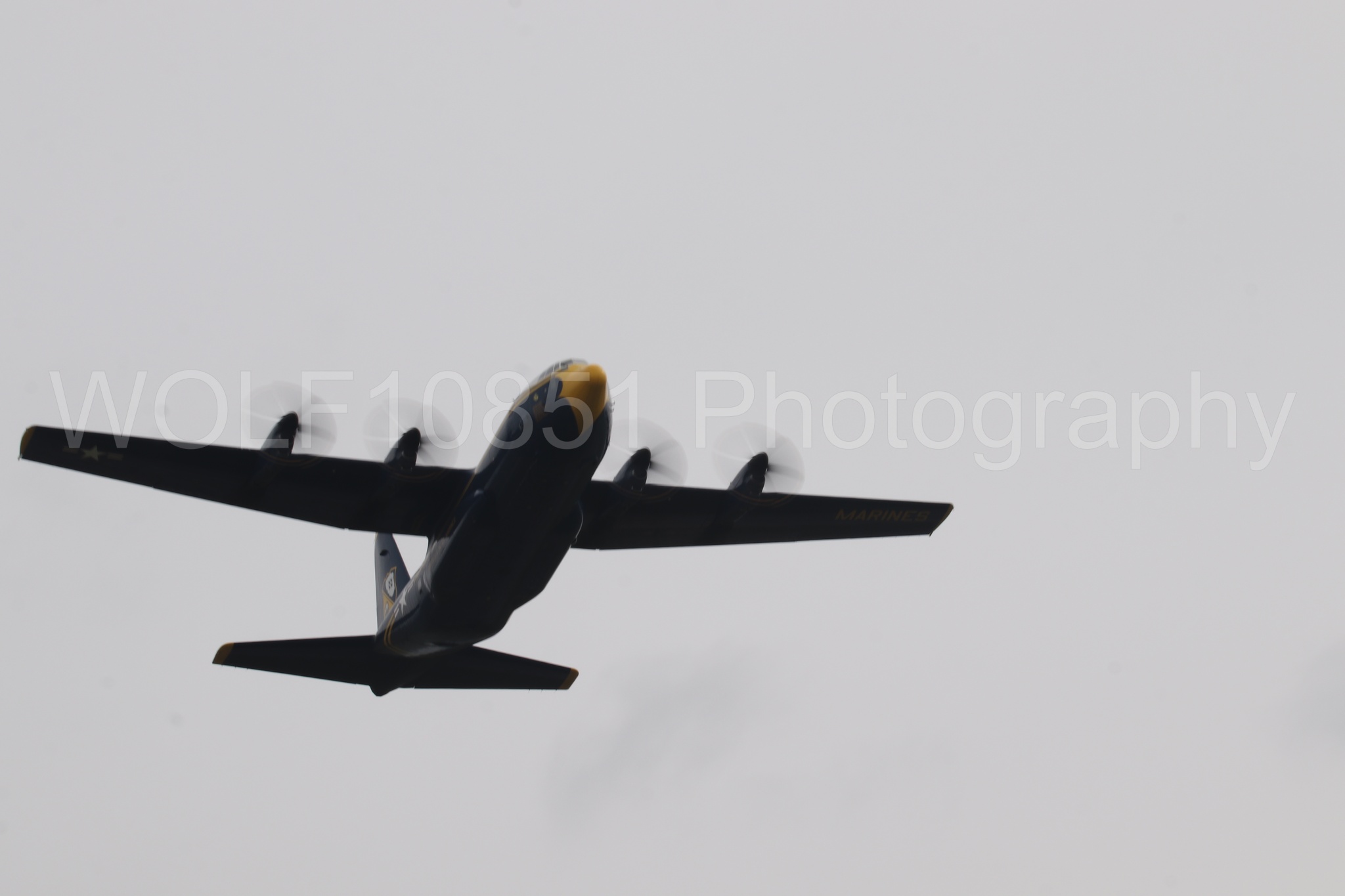 Aviation photography by WOLF10851 featuring Blue Angels, C-130 Hercules, Blue and Gold, California Capital Airshow 2025, Fat Albert.