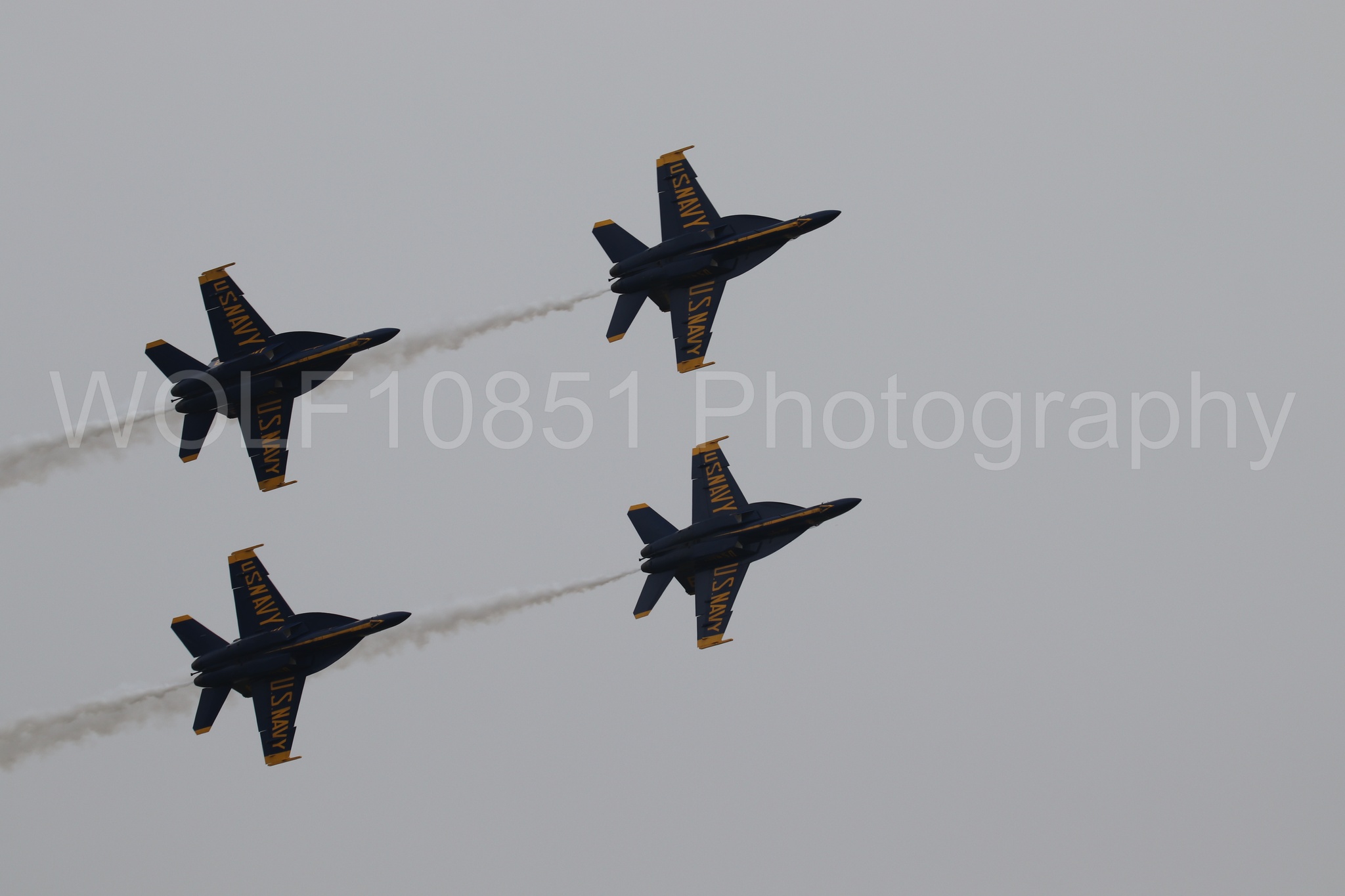 Aviation photography by WOLF10851 featuring FA-18 Super Hornet, Blue Angels, Blue and Gold, California Capital Airshow 2025.