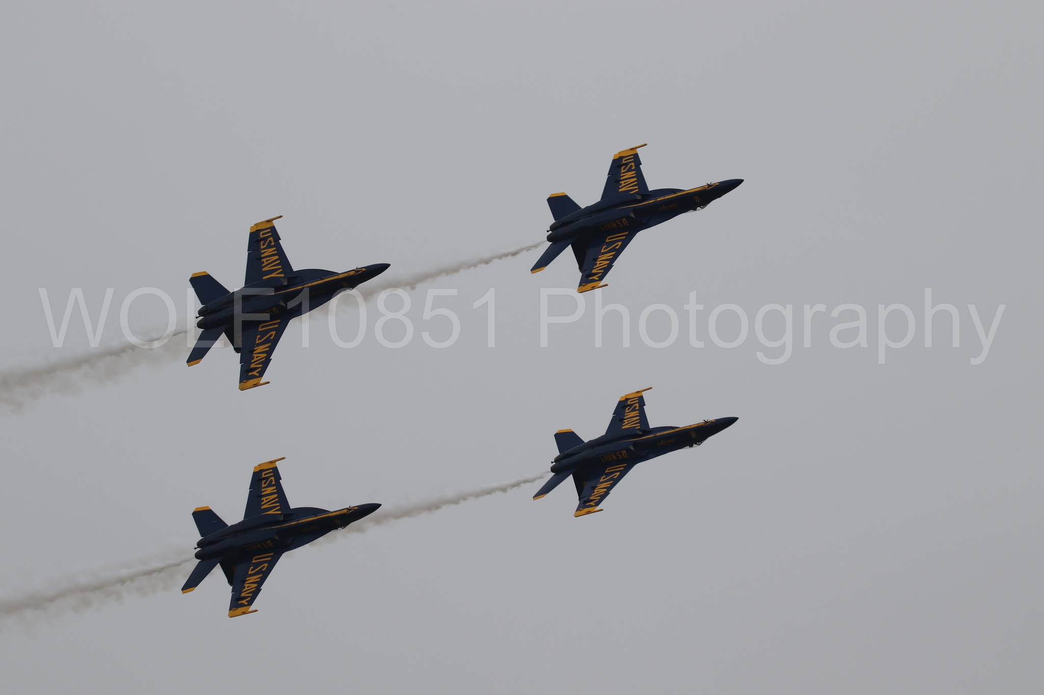 Aviation photography by WOLF10851 featuring FA-18 Super Hornet, Blue Angels, Blue and Gold, California Capital Airshow 2025.