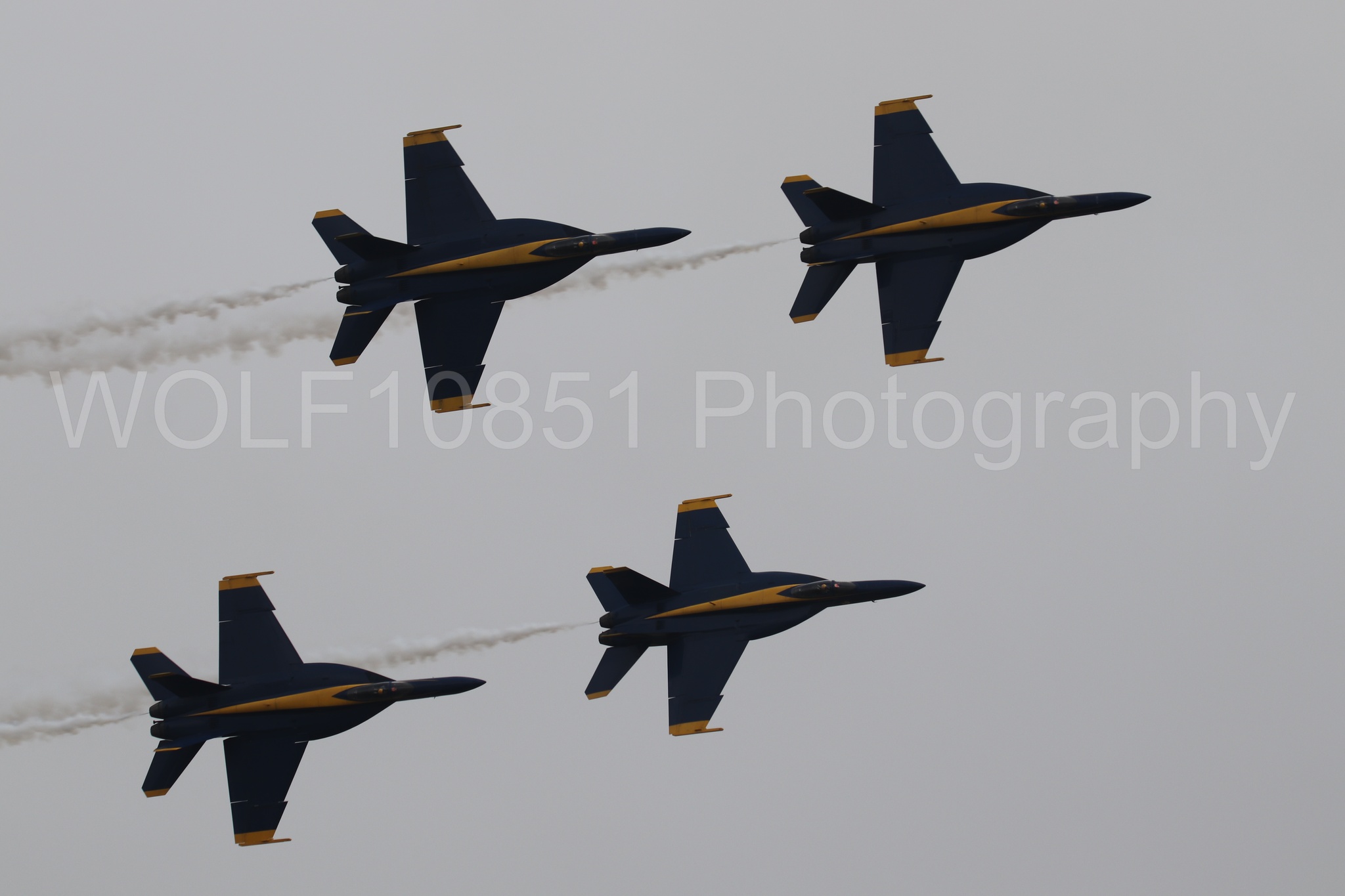 Aviation photography by WOLF10851 featuring FA-18 Super Hornet, Blue Angels, Blue and Gold, California Capital Airshow 2025.