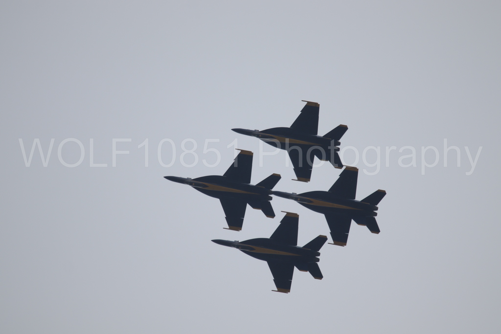 Aviation photography by WOLF10851 featuring FA-18 Super Hornet, Blue Angels, Blue and Gold, California Capital Airshow 2025.