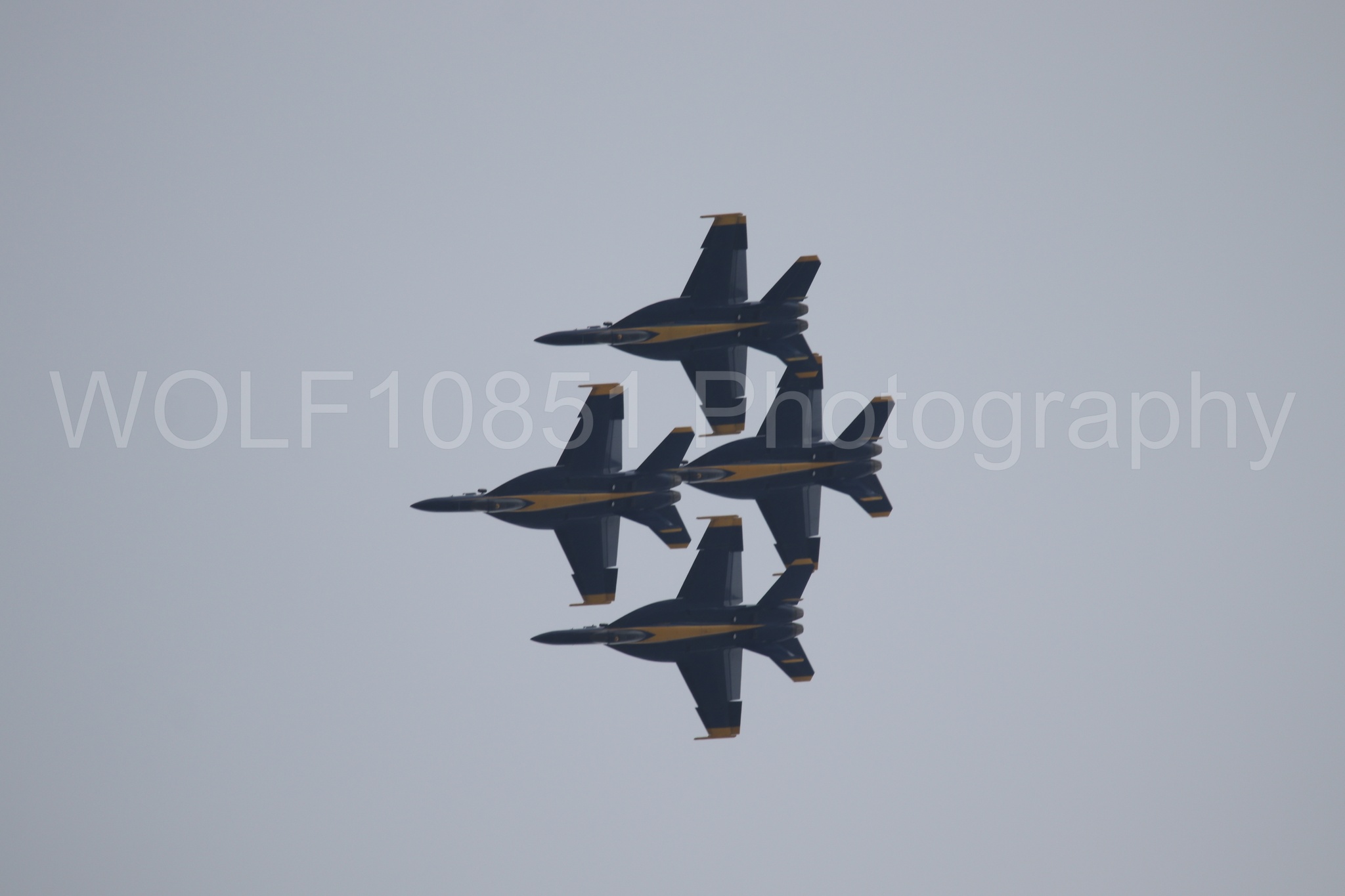 Aviation photography by WOLF10851 featuring FA-18 Super Hornet, Blue Angels, Blue and Gold, California Capital Airshow 2025.