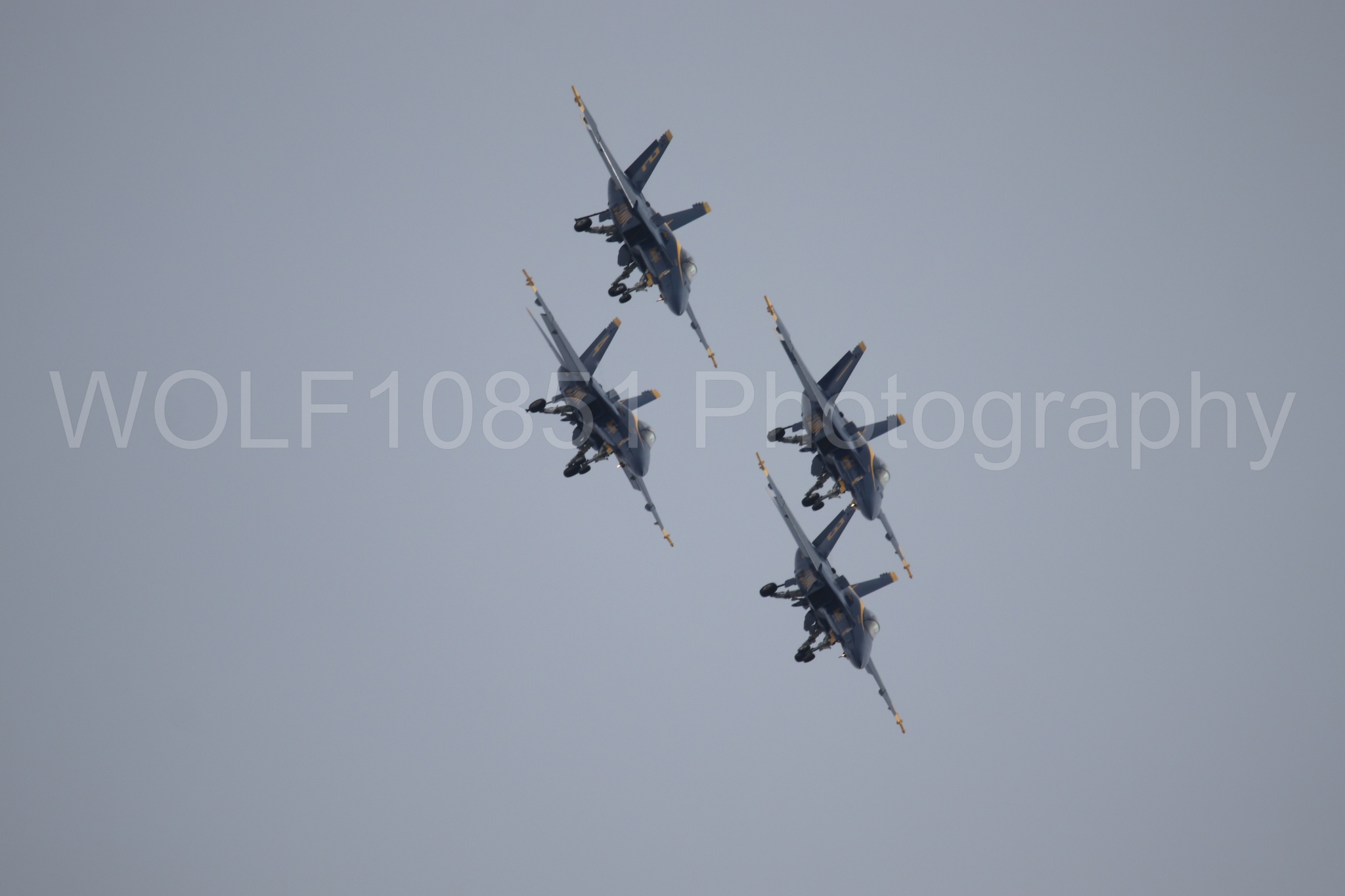 Aviation photography by WOLF10851 featuring FA-18 Super Hornet, Blue Angels, Blue and Gold, California Capital Airshow 2025.