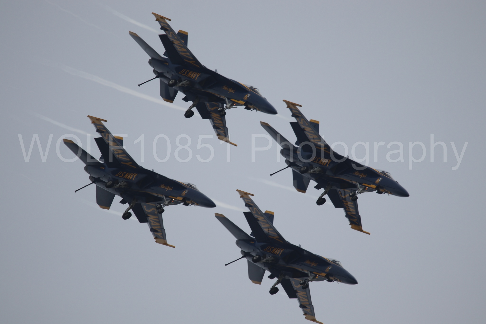 Aviation photography by WOLF10851 featuring FA-18 Super Hornet, Blue Angels, Blue and Gold, California Capital Airshow 2025.