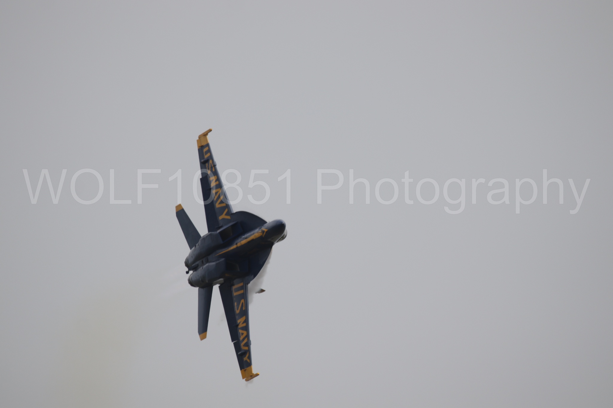 Aviation photography by WOLF10851 featuring FA-18 Super Hornet, Blue Angels, Blue and Gold, California Capital Airshow 2025.