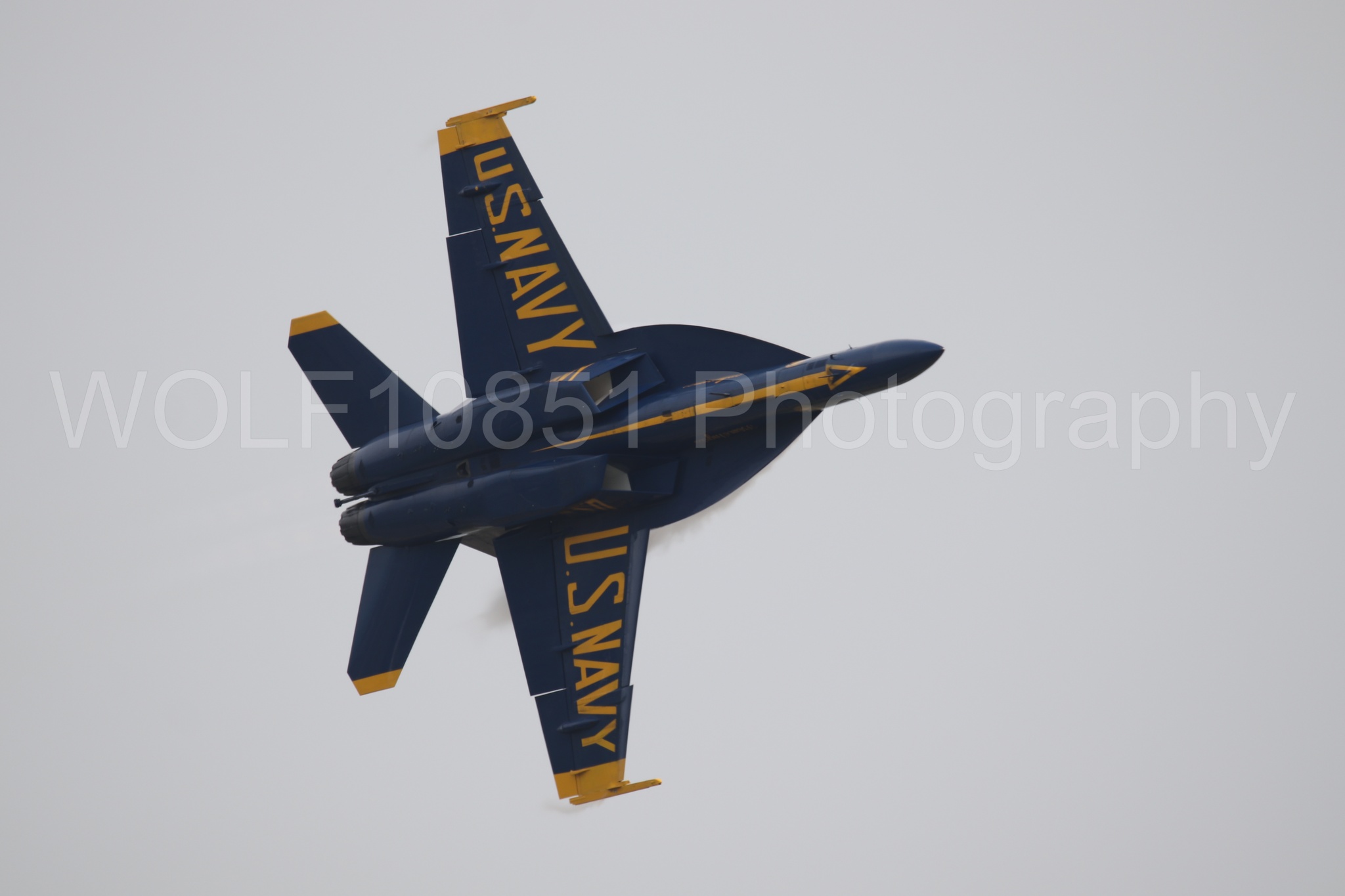 Aviation photography by WOLF10851 featuring FA-18 Super Hornet, Blue Angels, Blue and Gold, California Capital Airshow 2025.