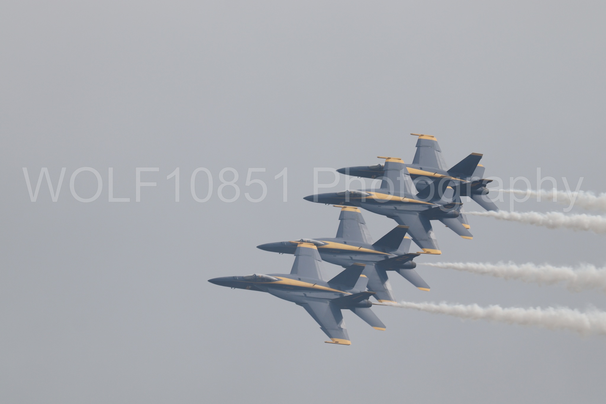 Aviation photography by WOLF10851 featuring FA-18 Super Hornet, Blue Angels, Blue and Gold, California Capital Airshow 2025.