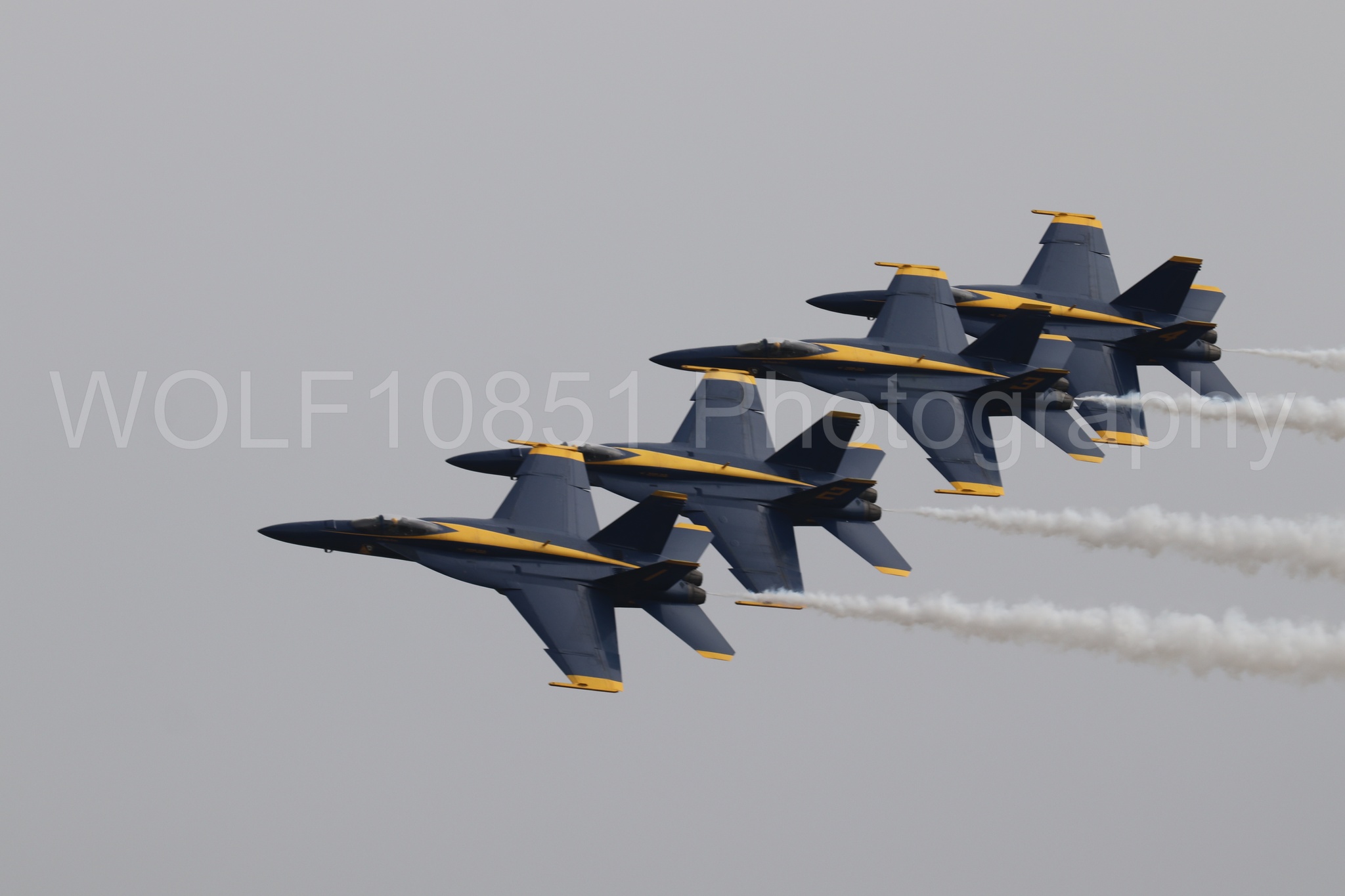Aviation photography by WOLF10851 featuring FA-18 Super Hornet, Blue Angels, Blue and Gold, California Capital Airshow 2025.